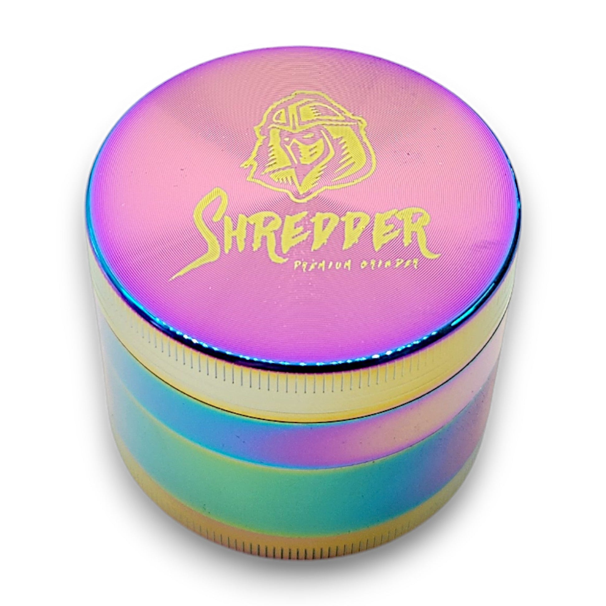 1 - 7/8" Shredder Rainbow Metal 4 Piece Grinder