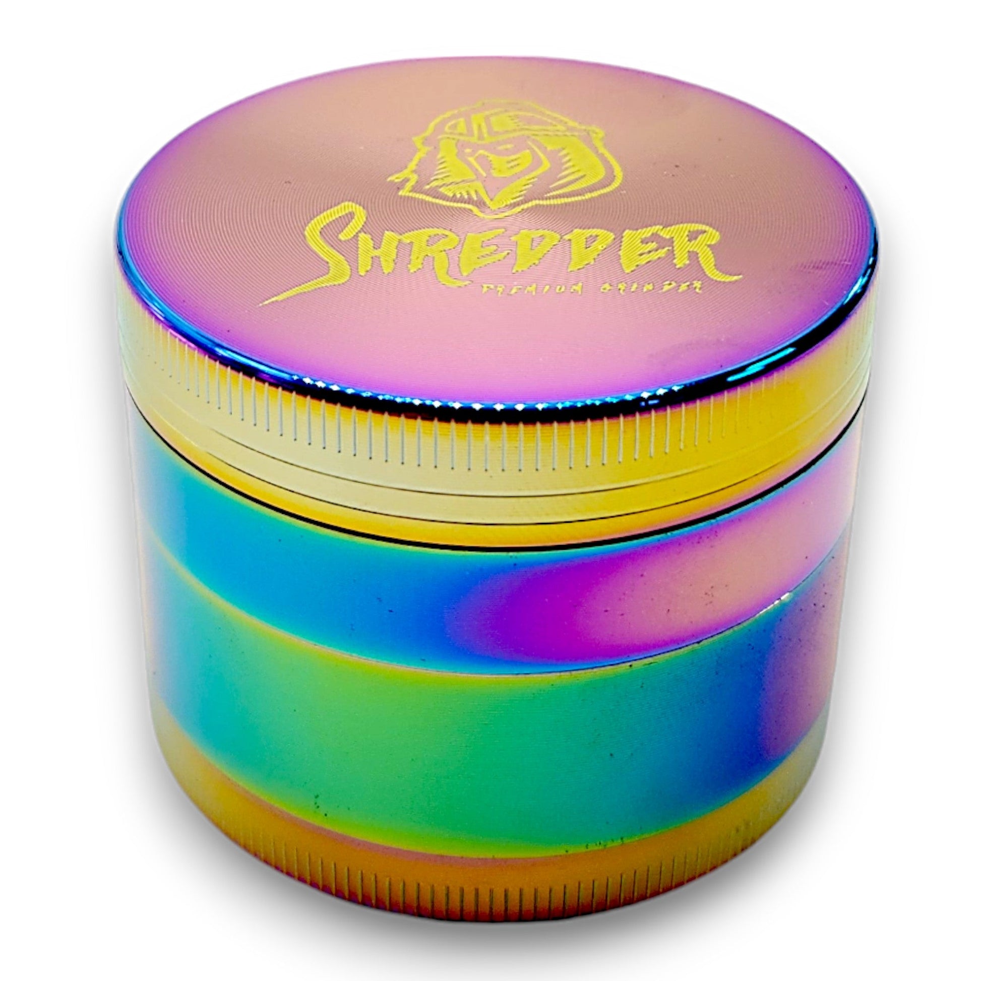 1 - 7/8" Shredder Rainbow Metal 4 Piece Grinder