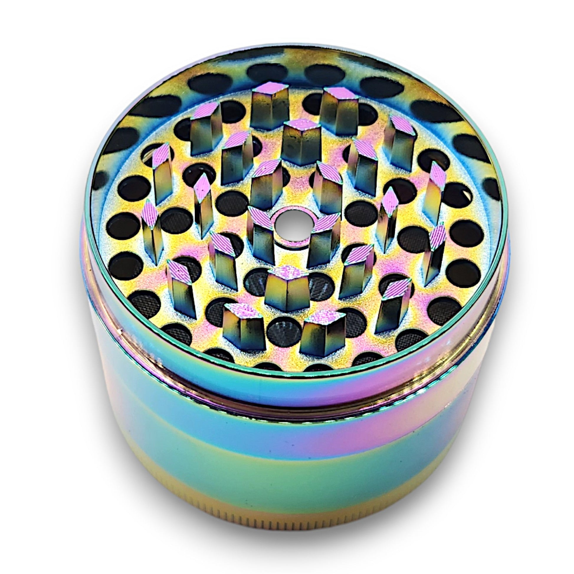1 - 7/8" Shredder Rainbow Metal 4 Piece Grinder