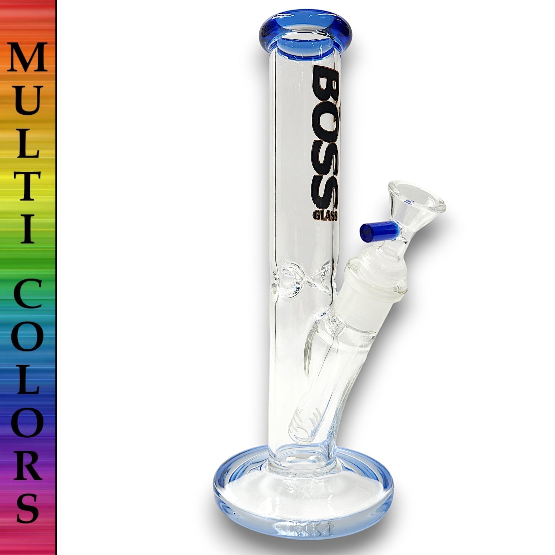 10" Boss Glass Straight Tube Bong