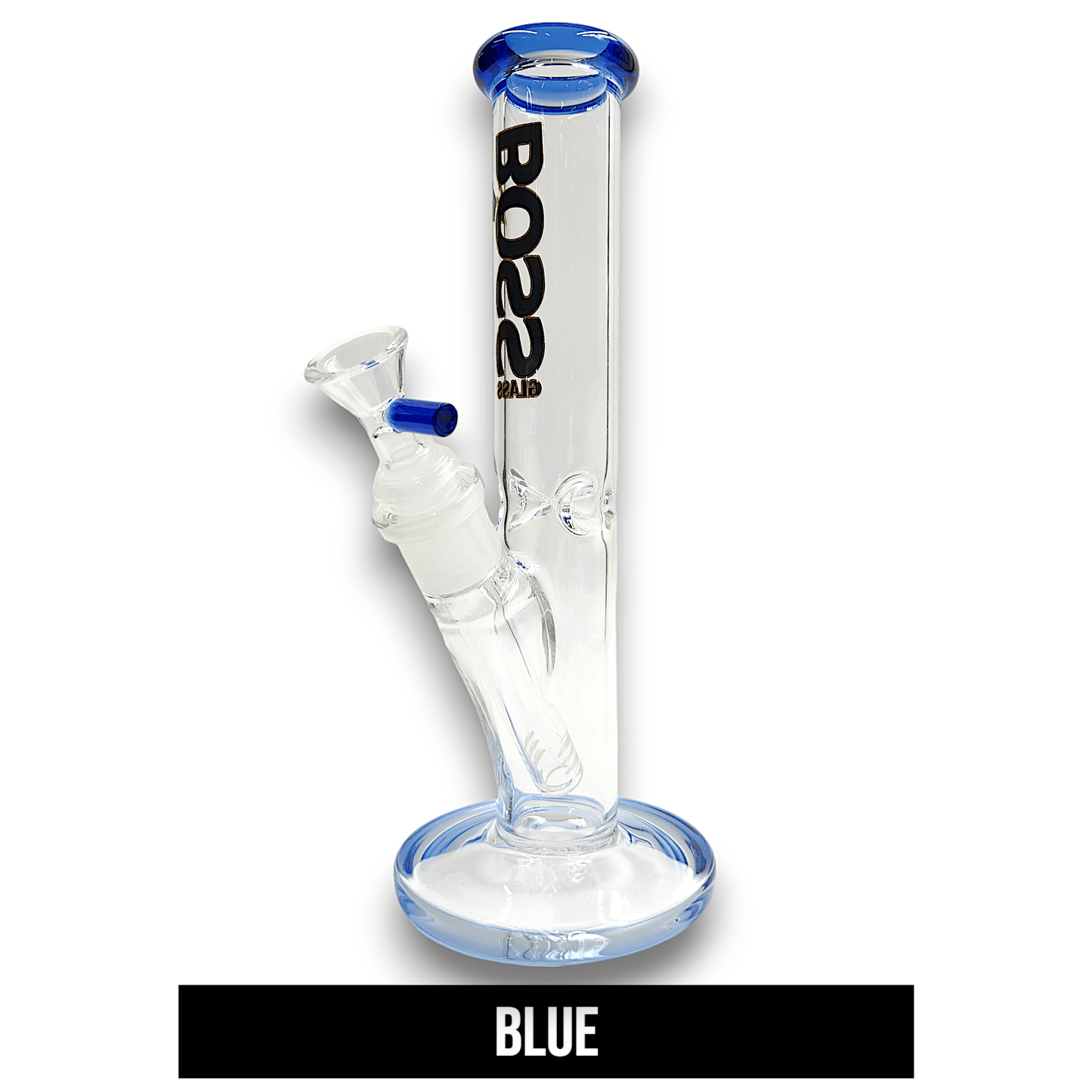 10" Boss Glass Straight Tube Bong