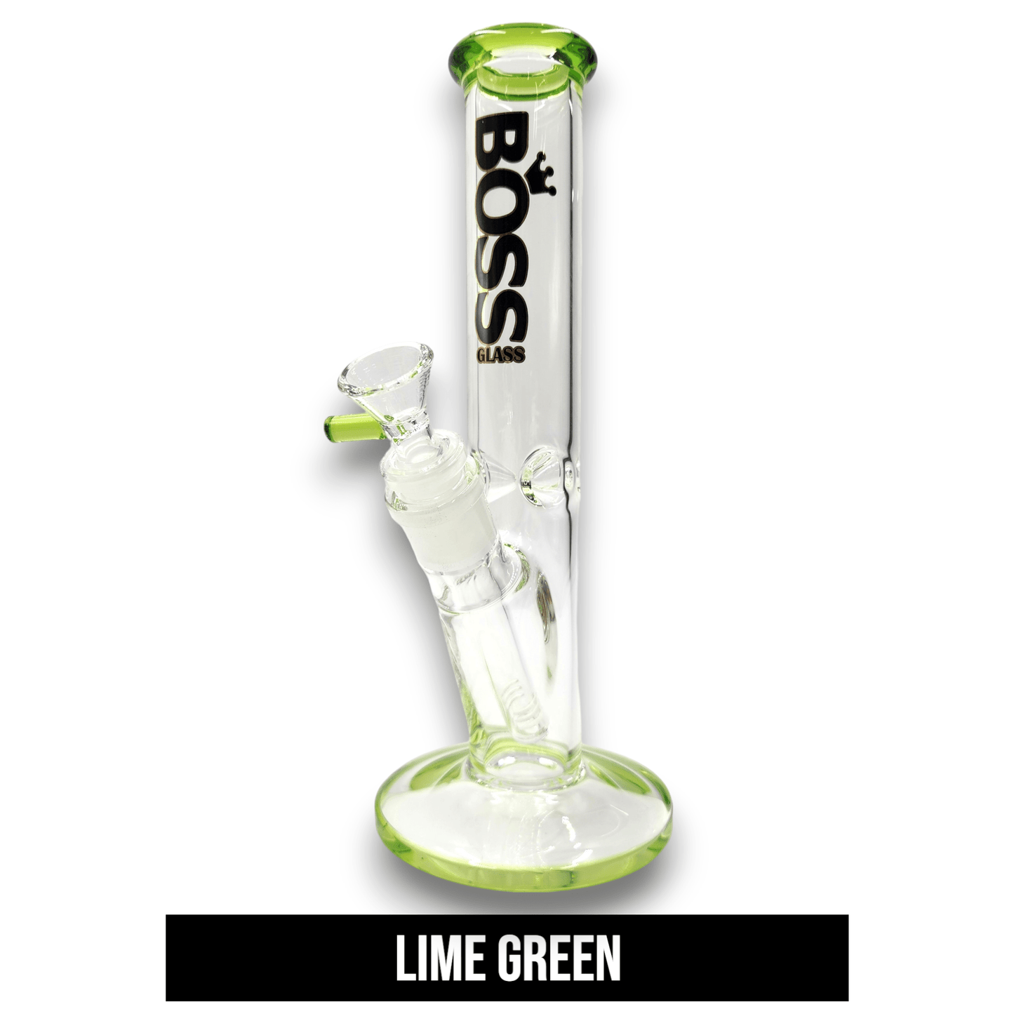 10" Boss Glass Straight Tube Bong