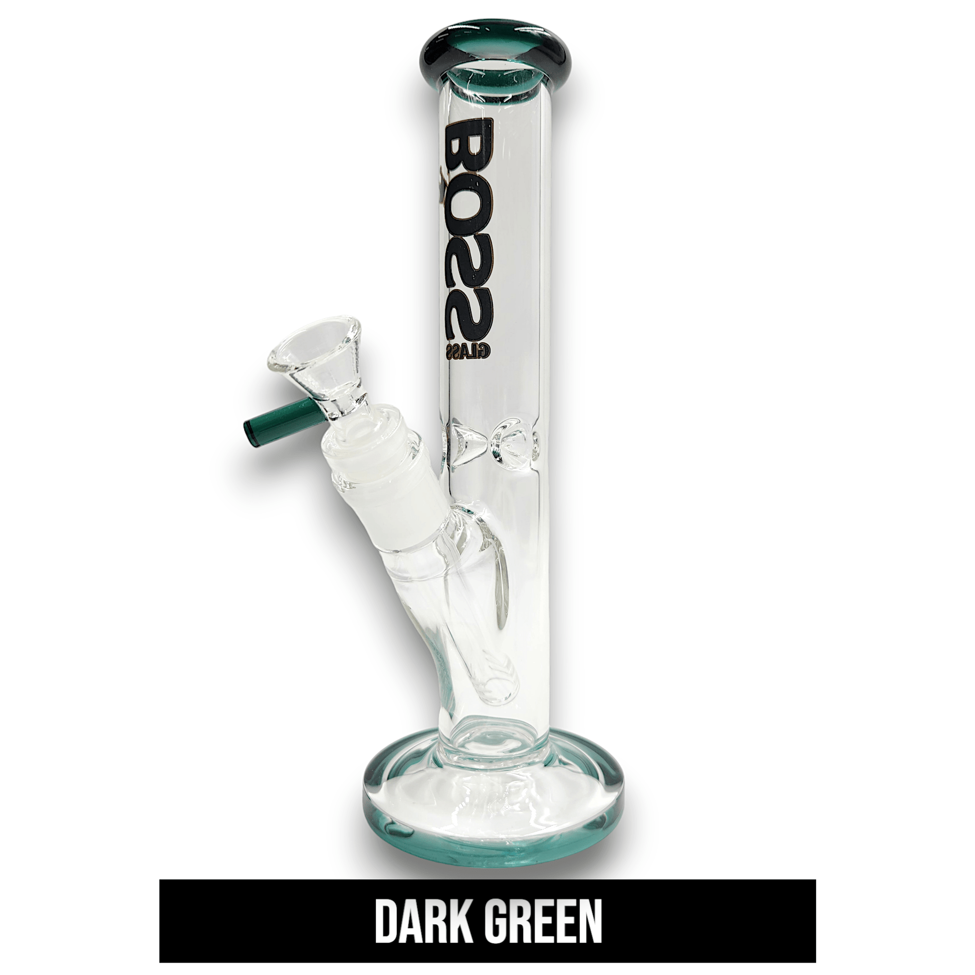 10" Boss Glass Straight Tube Bong
