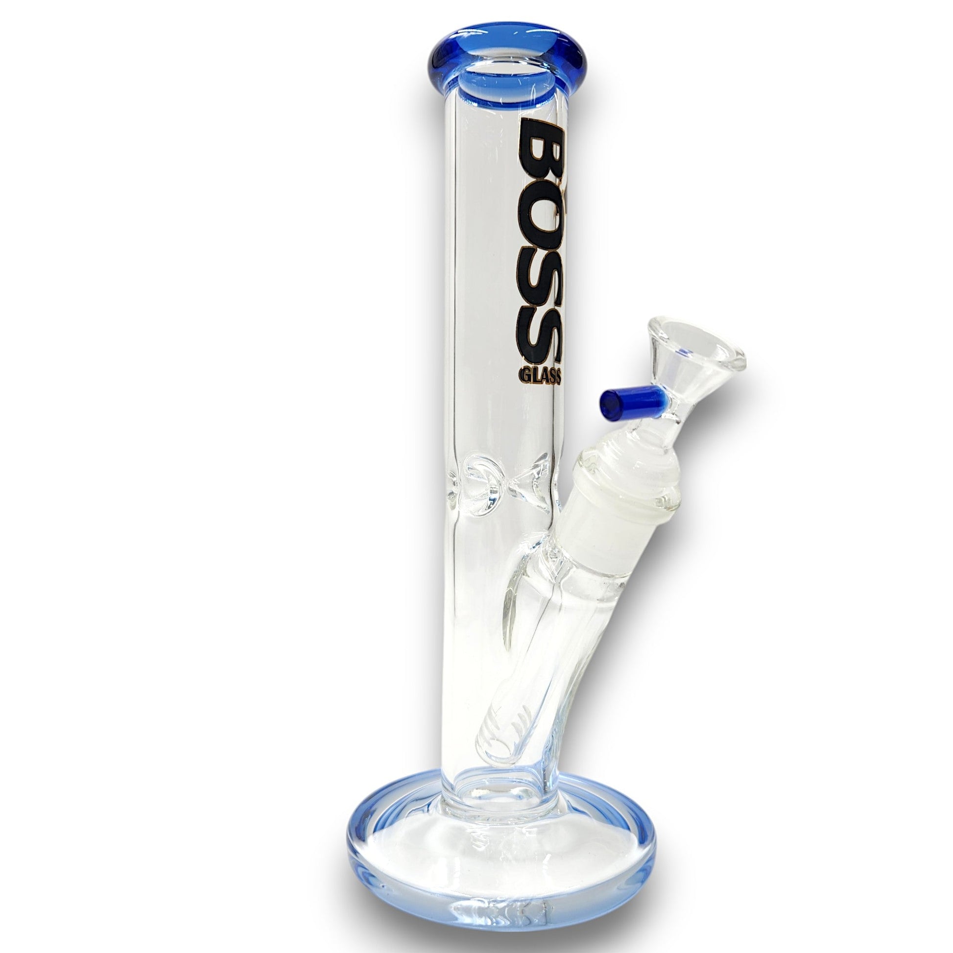 10" Boss Glass Straight Tube Bong