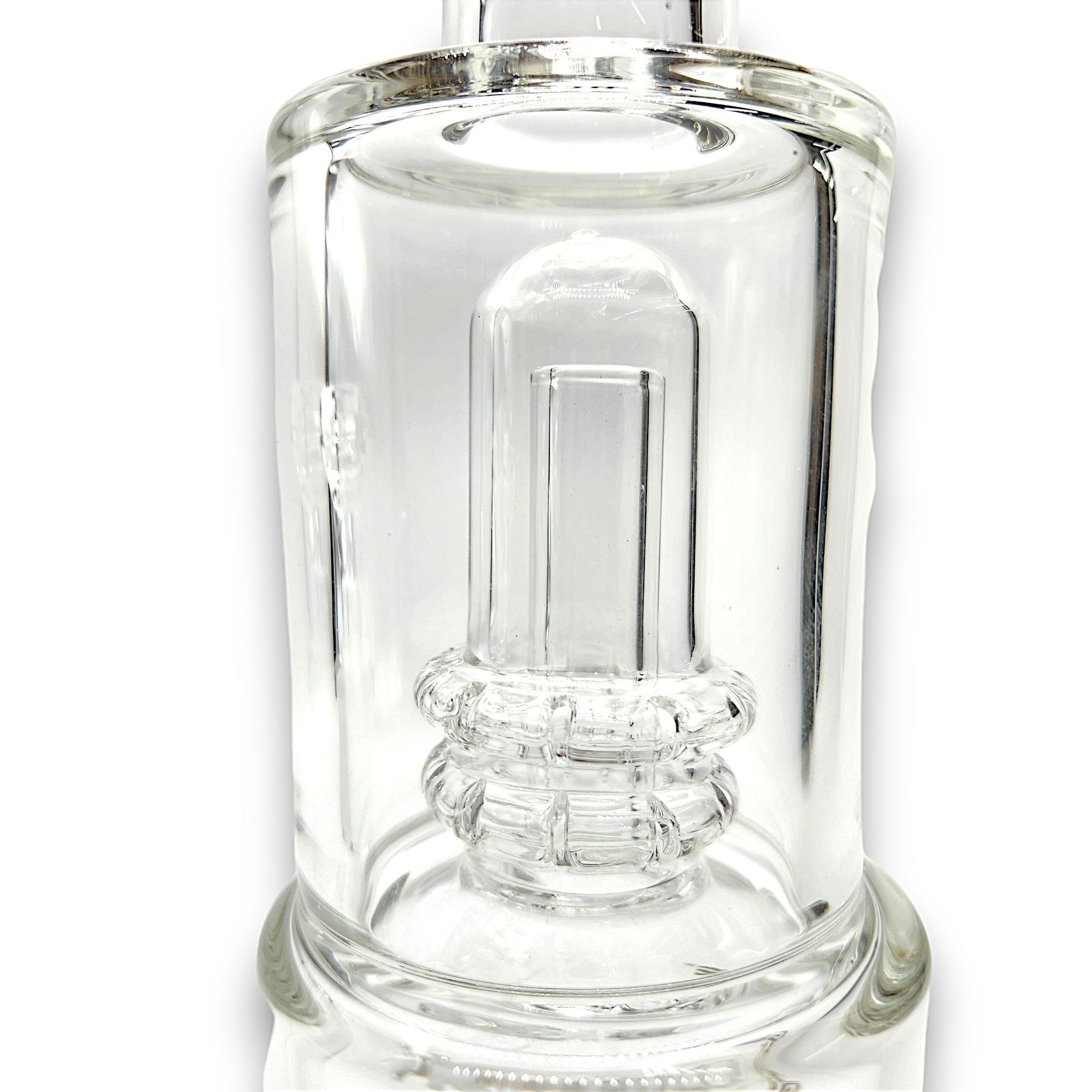 10" Bougie Straight Tube Heavy Base Matrix Showerhead Percolators Bong