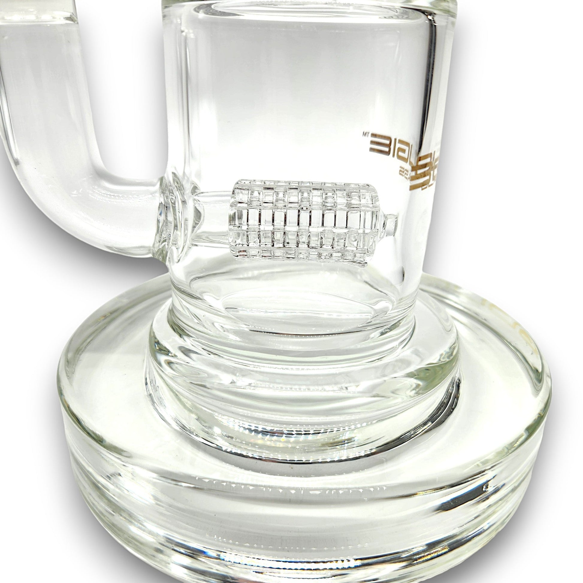 10" Bougie Straight Tube Heavy Base Matrix Showerhead Percolators Bong