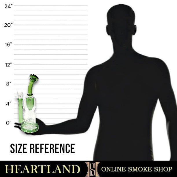 10" Cali CloudX Barrel Vortex Percolator Bong