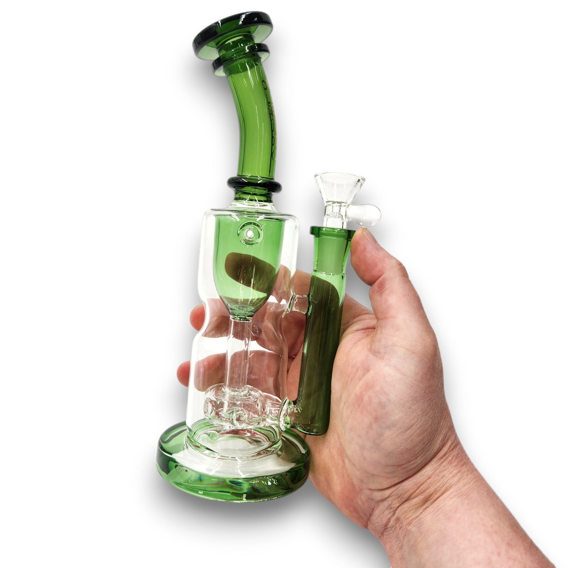10" Cali CloudX Barrel Vortex Percolator Bong