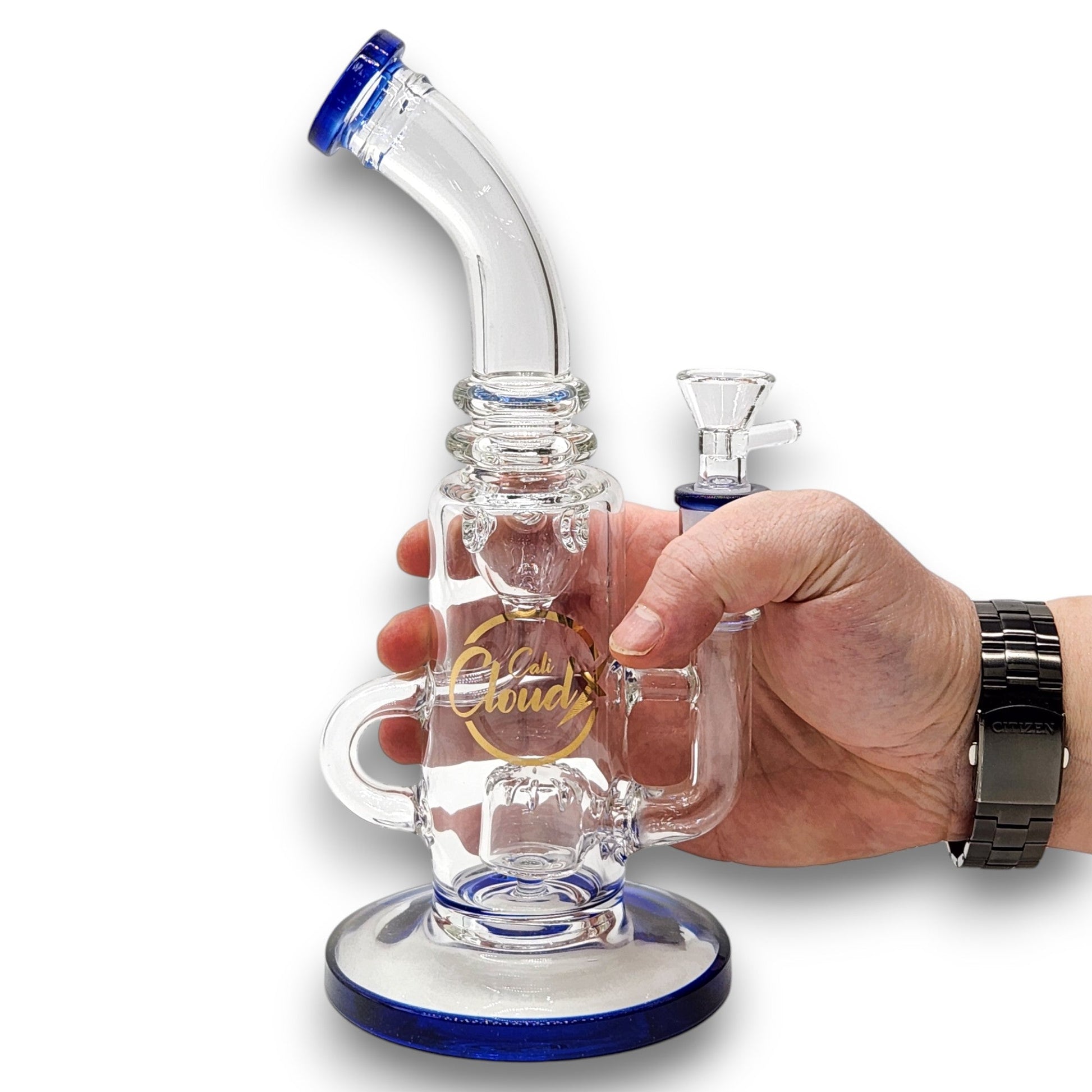 10" Cali CloudX Dome Percolator Recycler Bong