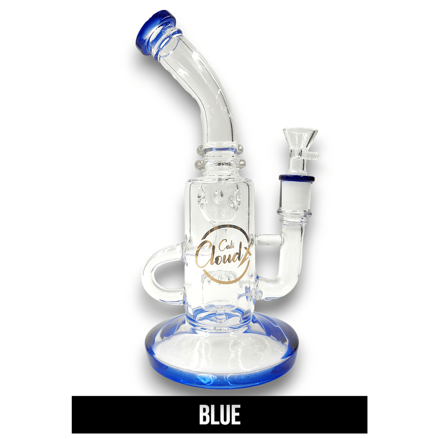 10" Cali CloudX Dome Percolator Recycler Bong