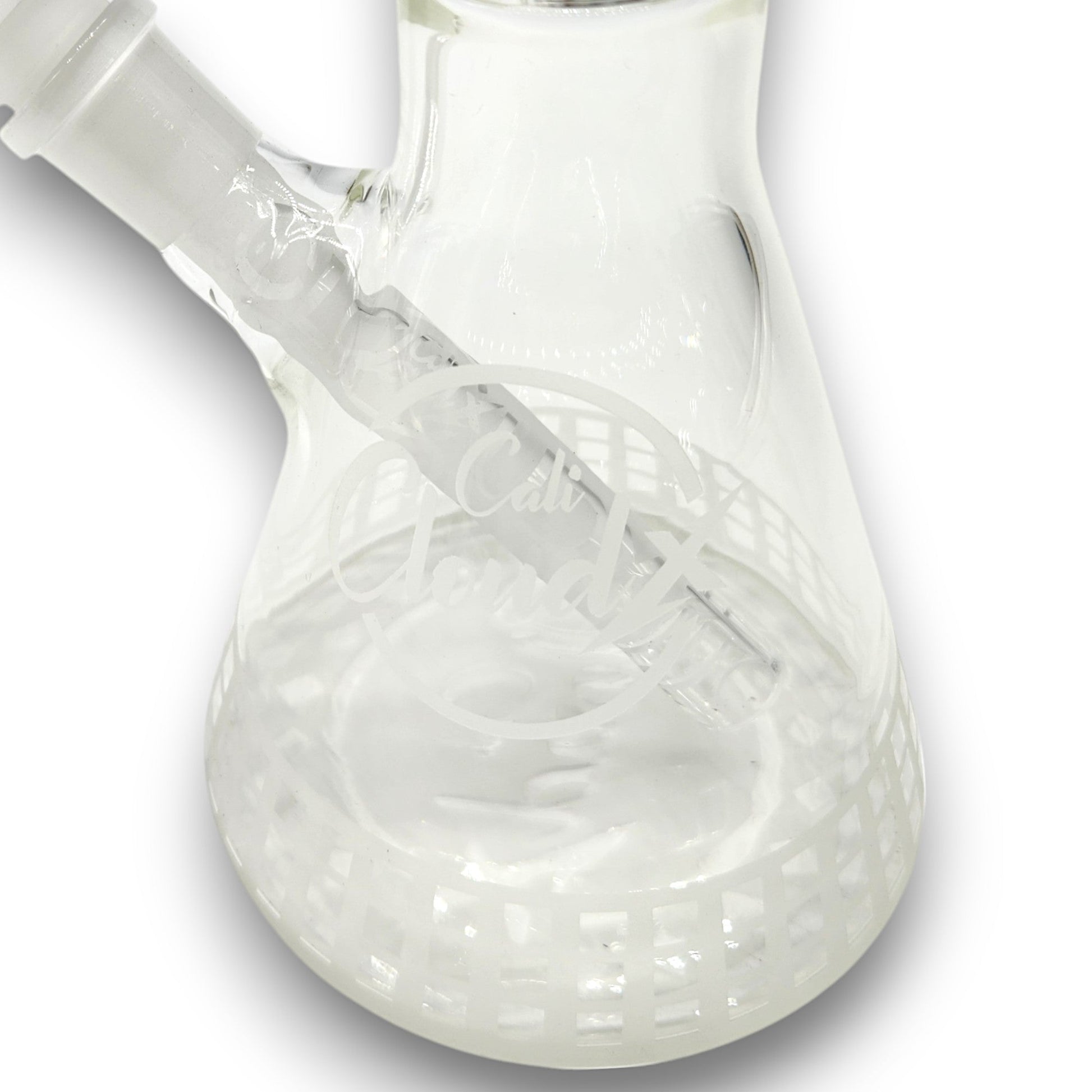 10" Cali CloudX Sandblasted Design Beaker Bong
