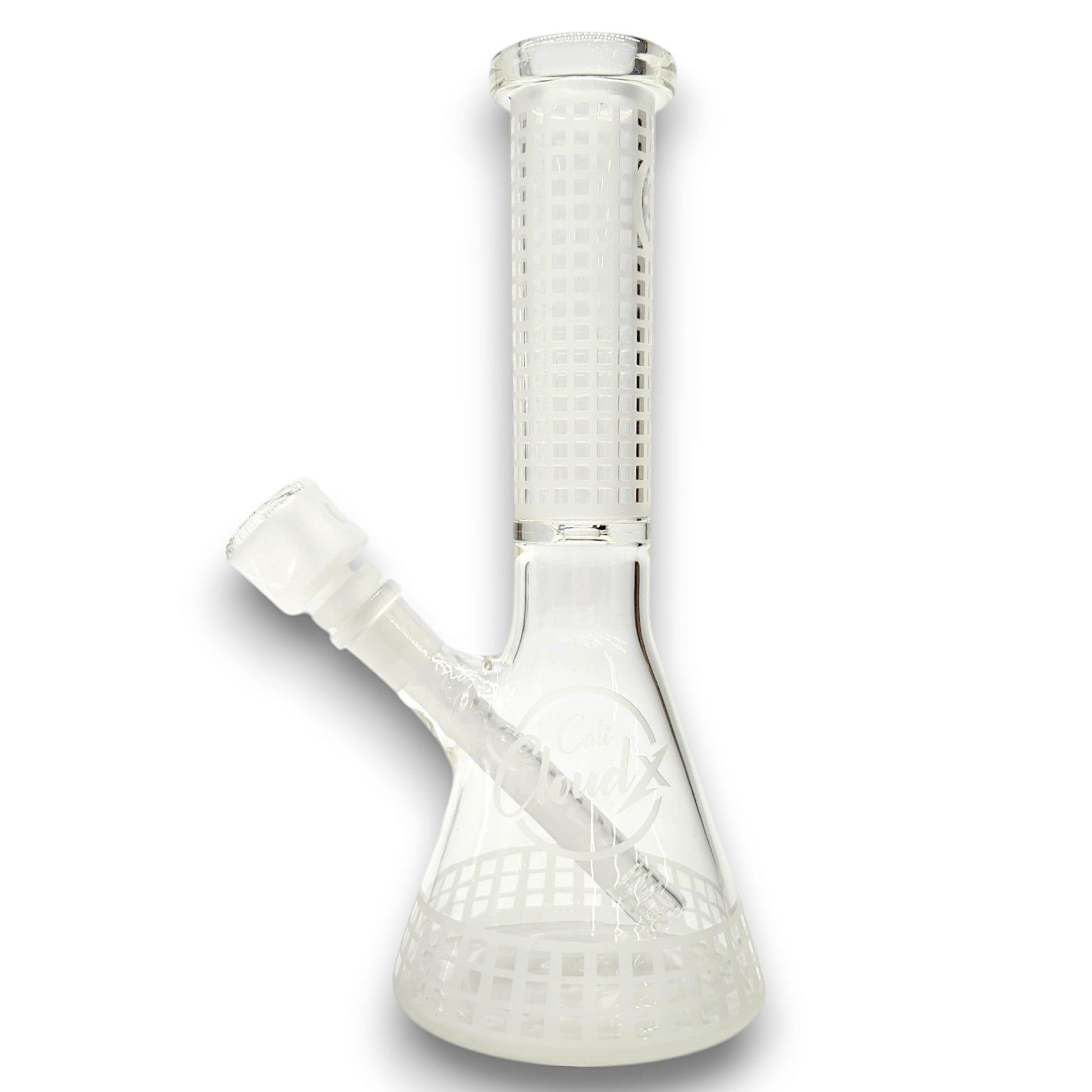 10" Cali CloudX Sandblasted Design Beaker Bong