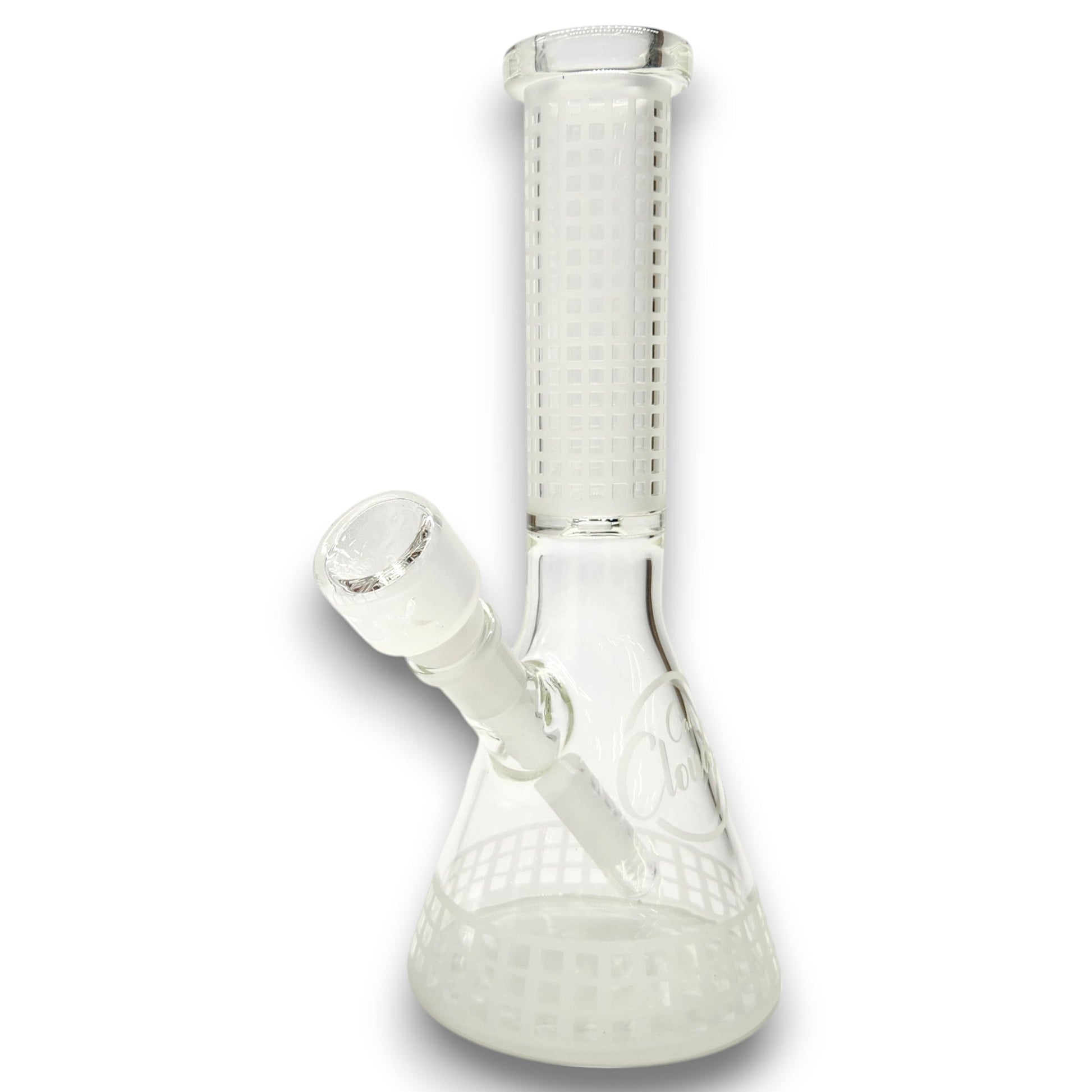 10" Cali CloudX Sandblasted Design Beaker Bong