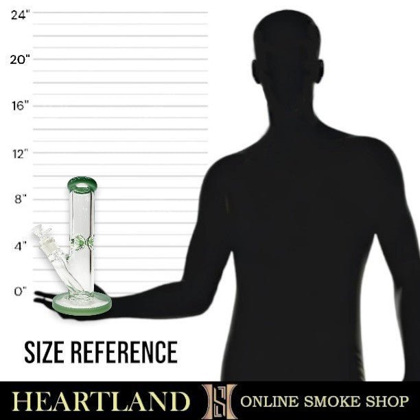 10" Heavy Duty Straight Tube Bong