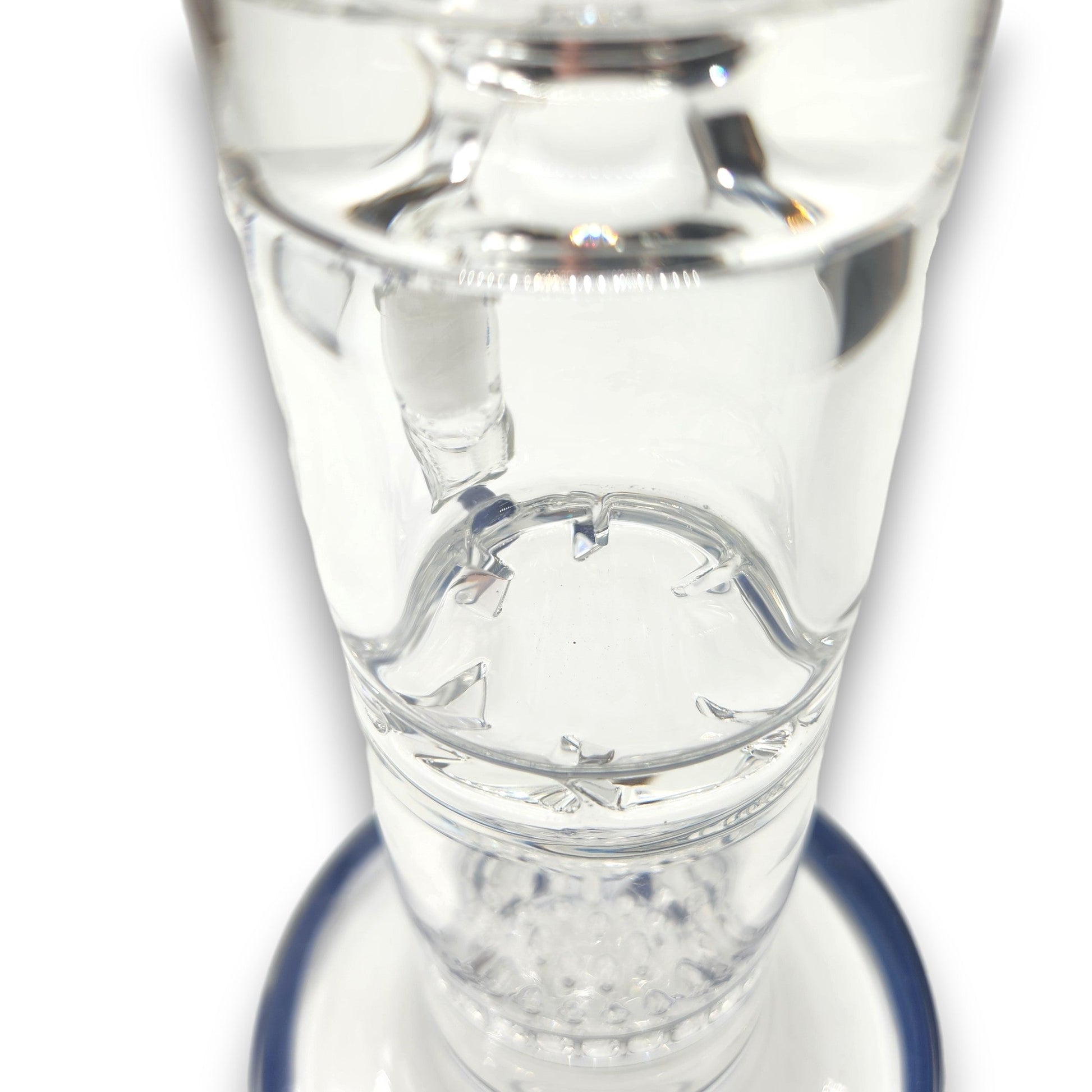 10" MK100 Heavy Duty Honeycomb and Tornado Perc Straight Tube Bong