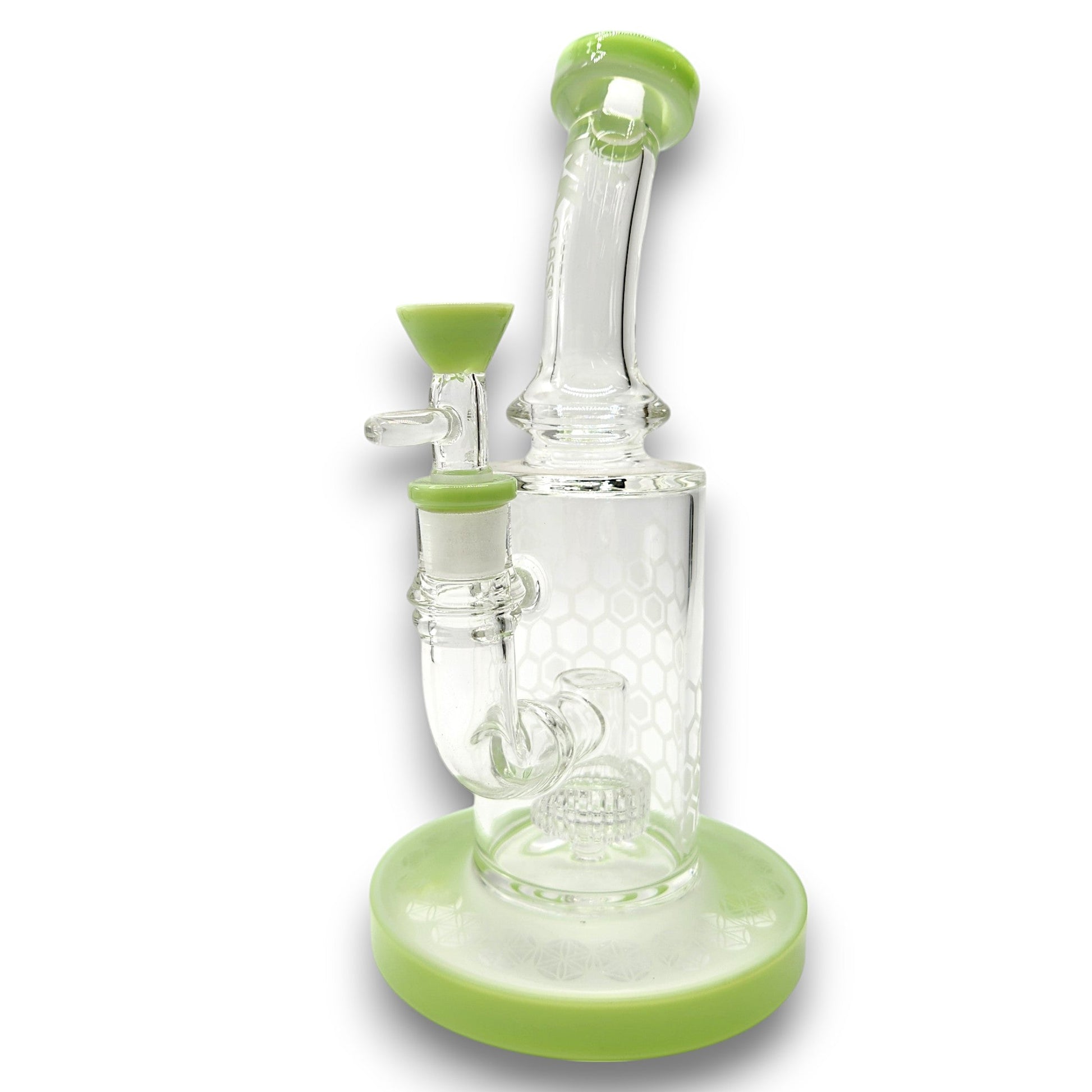 10" MK100 Matrix Circ Perc Barrel Bong