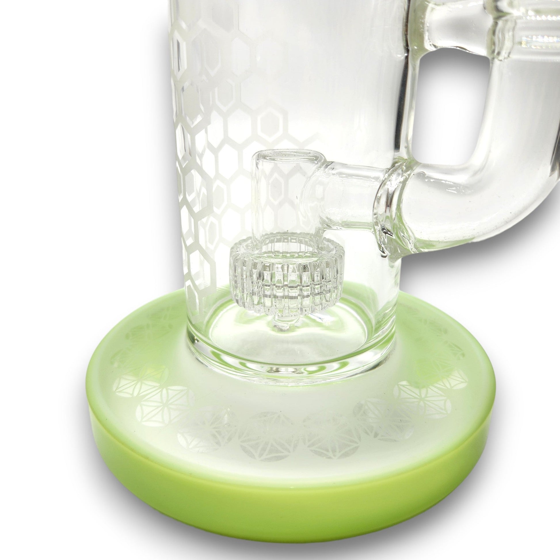 10" MK100 Matrix Circ Perc Barrel Bong