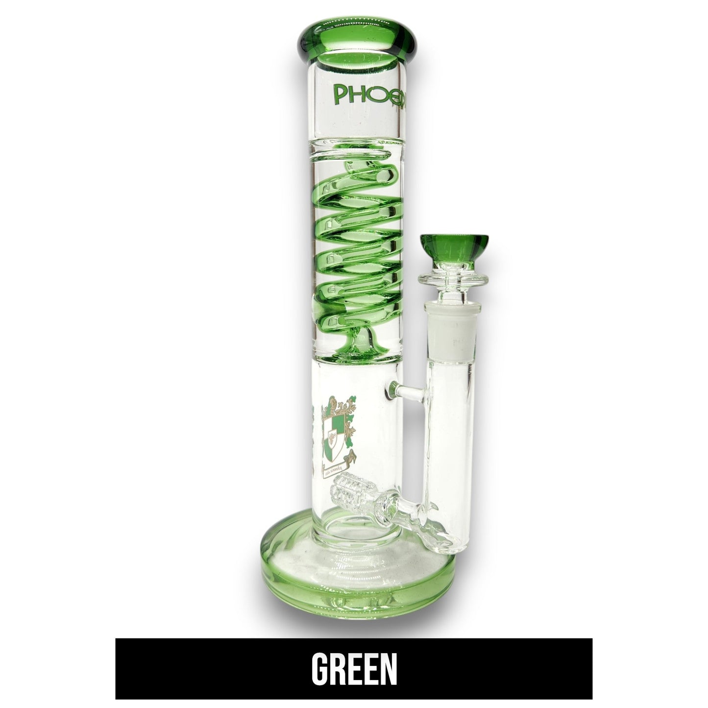 10" Phoenix Star Straight Tube Bong