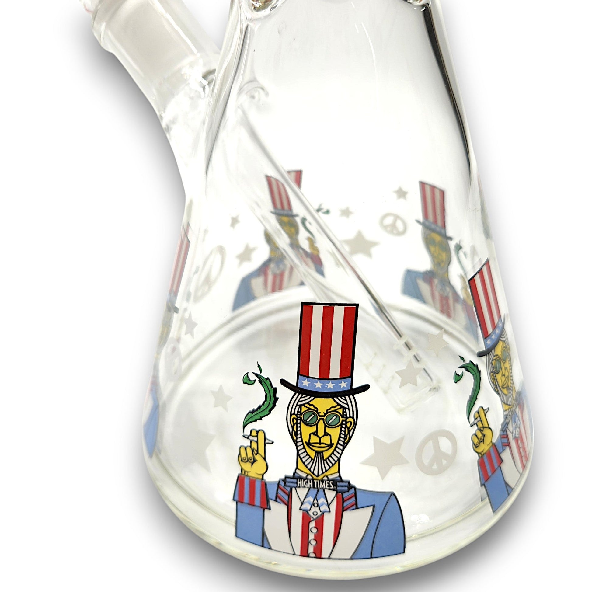 10.5" Pulsar High Times Uncle Sam Beaker Bong