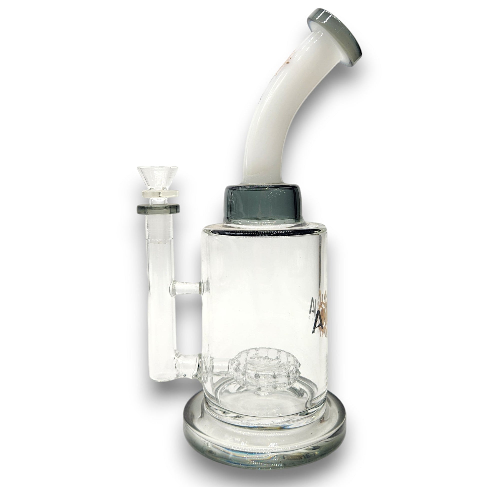 11" Aqua Works Large Circ Perc Barrel Bong