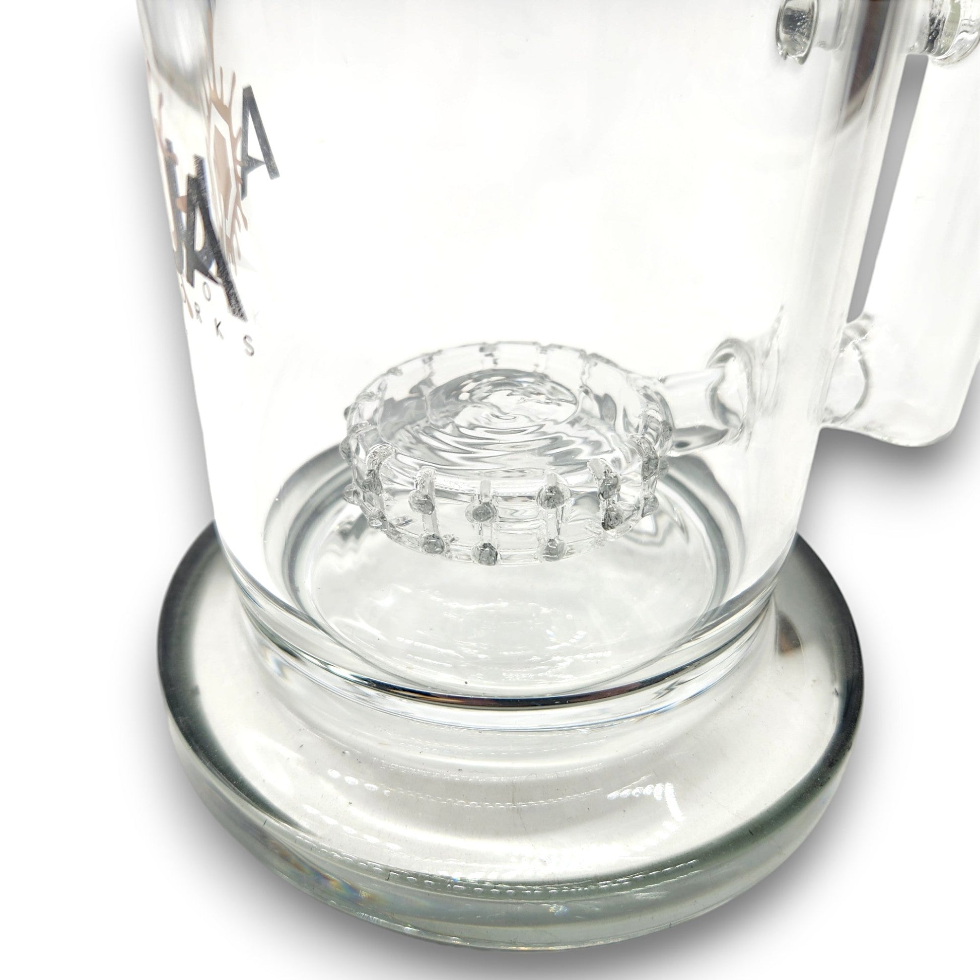 11" Aqua Works Large Circ Perc Barrel Bong