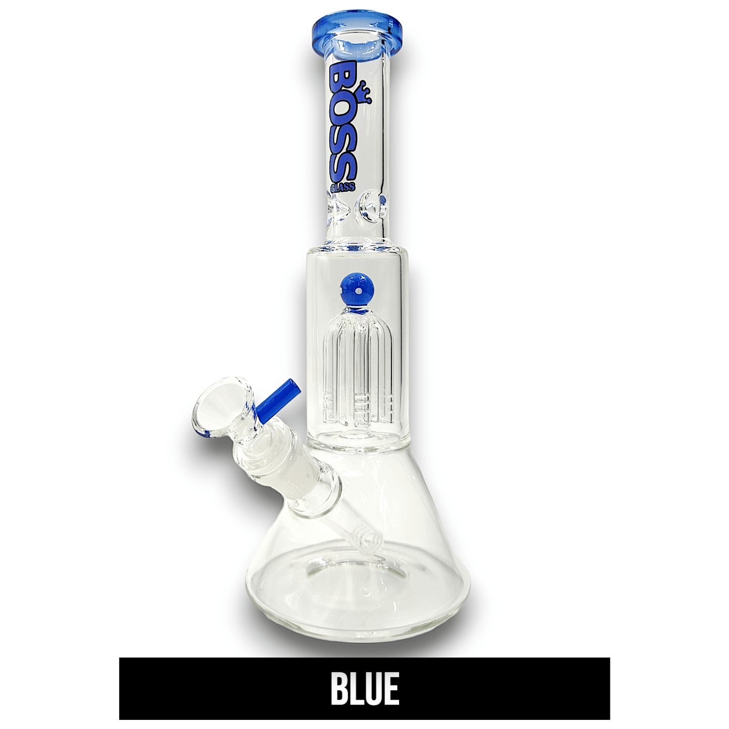 11" Boss Glass Tree Percolator Bong