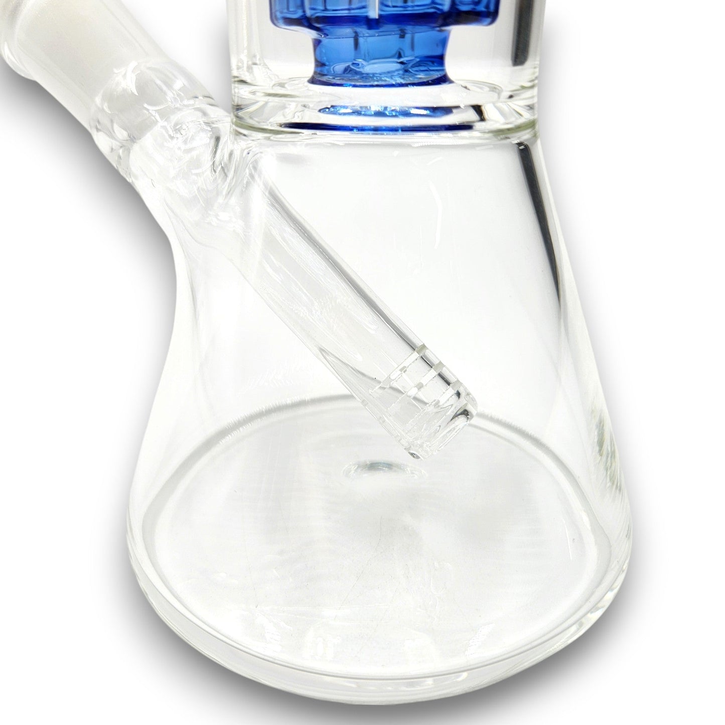 11" Boss Straight Tube Showerhead Percolator Beaker Bong