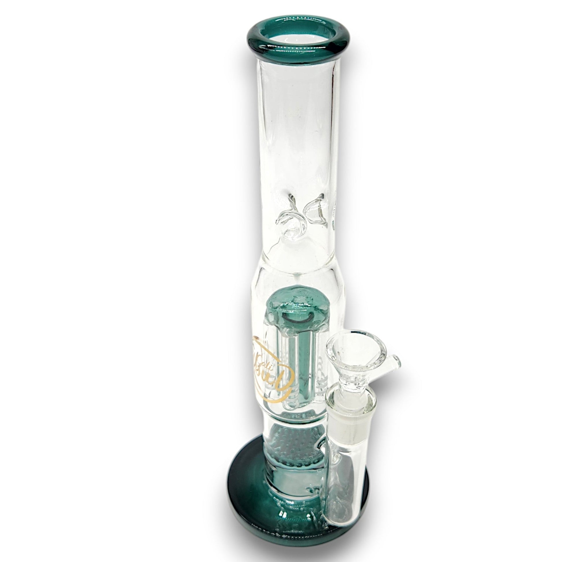 11" Cali CloudX Honeycomb Tree Perc Straight Tube Bong