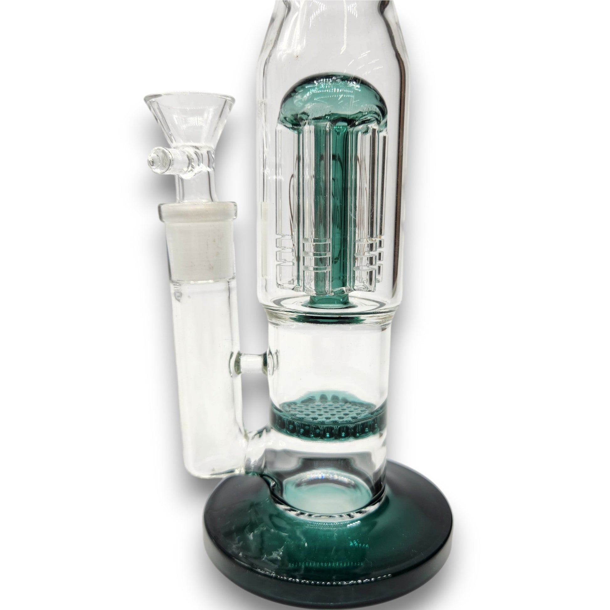 11" Cali CloudX Honeycomb Tree Perc Straight Tube Bong