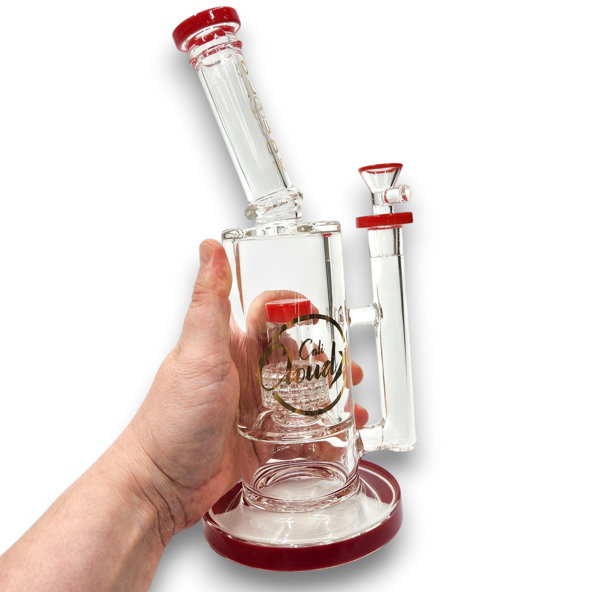 11" Cali CloudX Matrix Showerhead Perc Barrel Bong