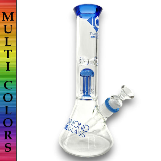 11" Diamond Tree Percolator Beaker Bong