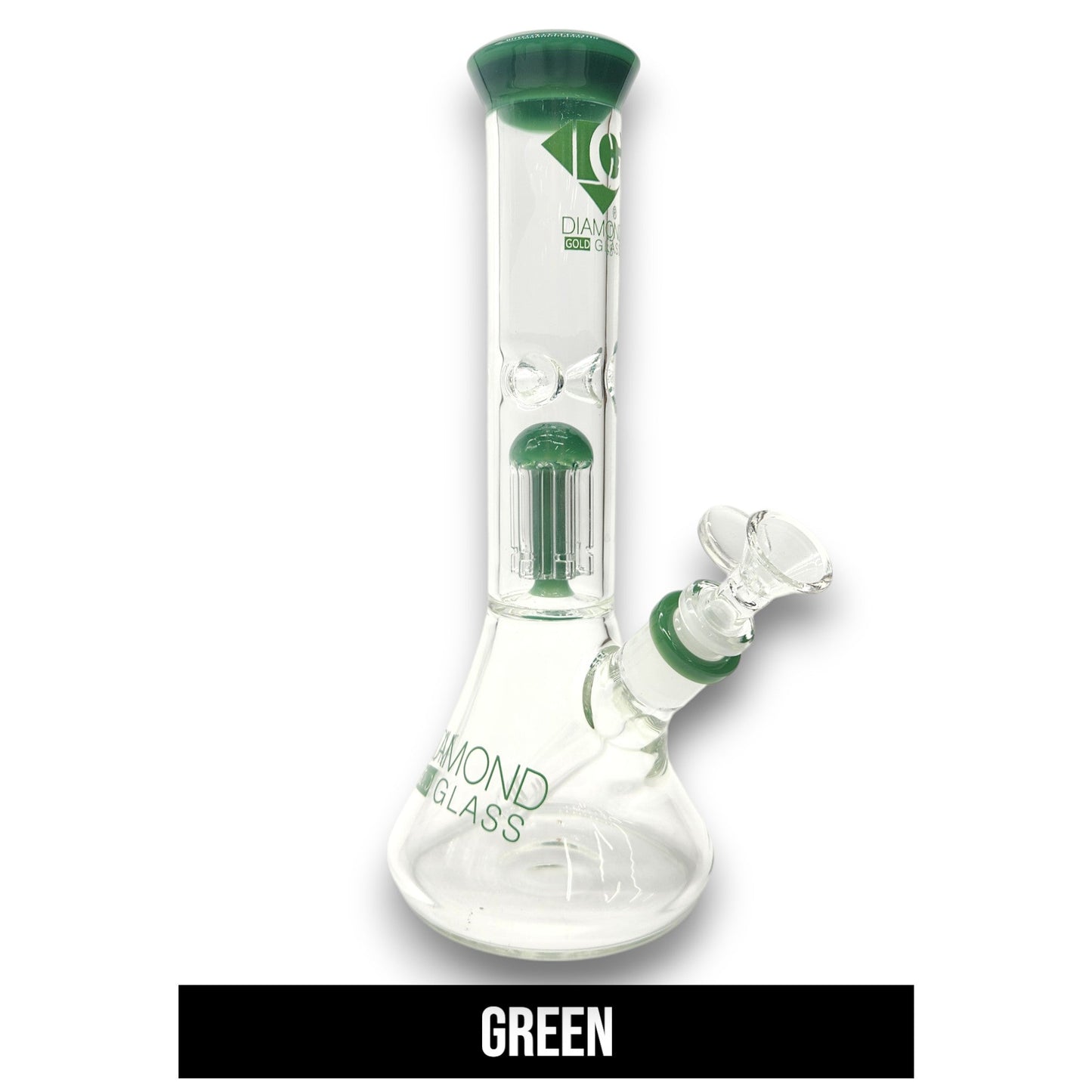 11" Diamond Tree Percolator Beaker Bong