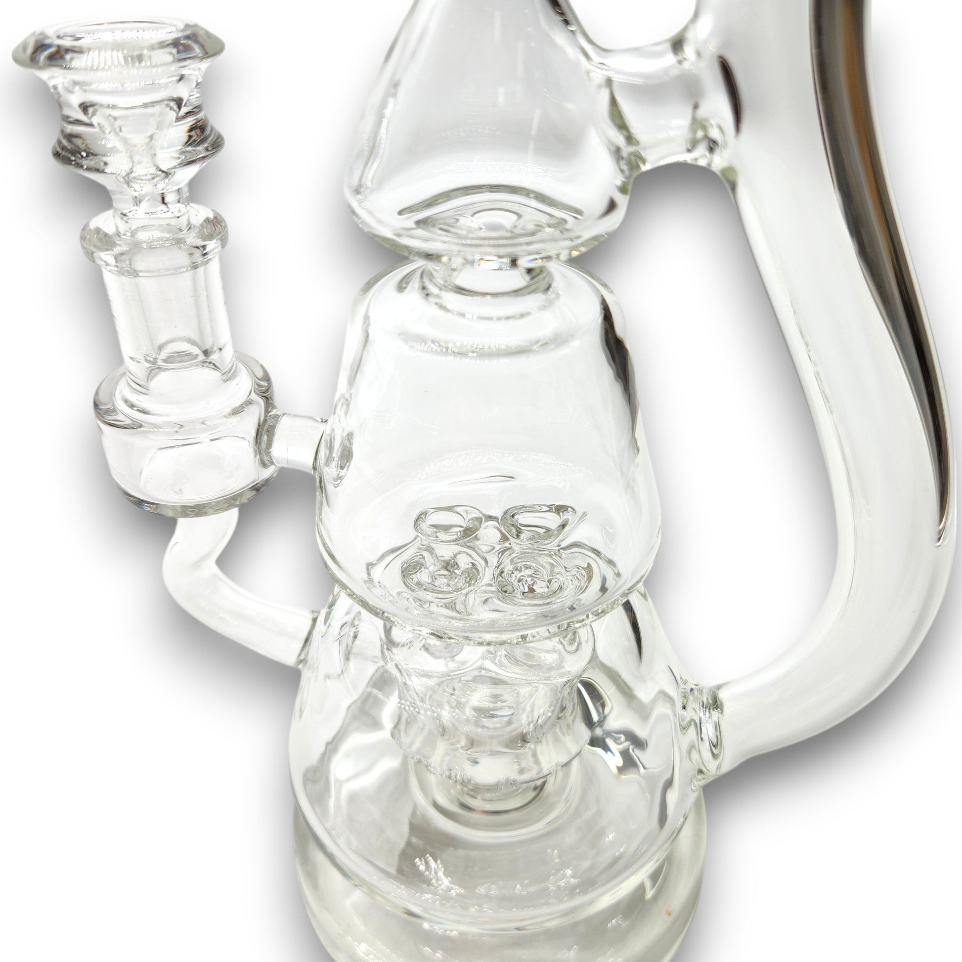 11" Lookah Stacked Triangle Recycler Disc Percolator Bong