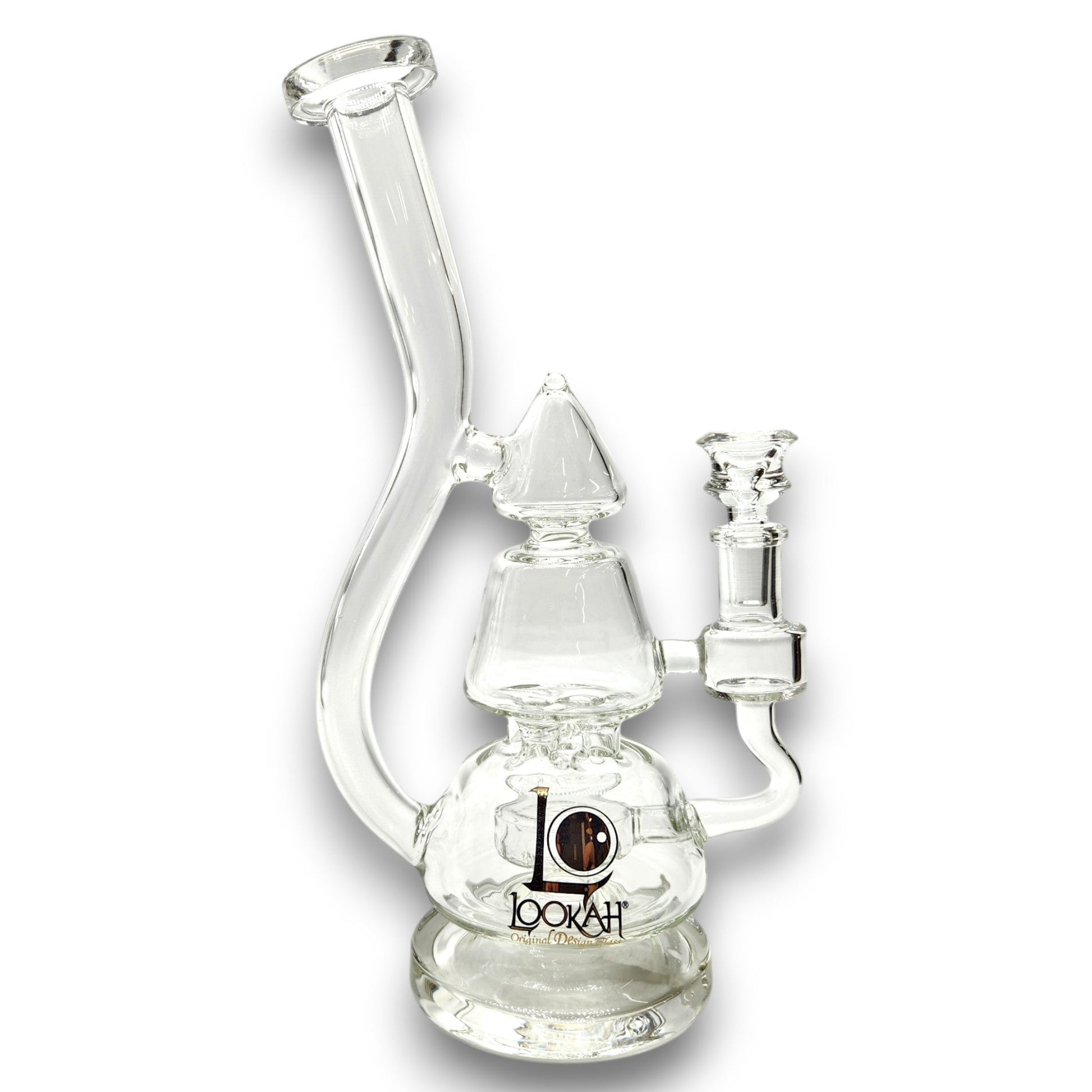11" Lookah Stacked Triangle Recycler Disc Percolator Bong