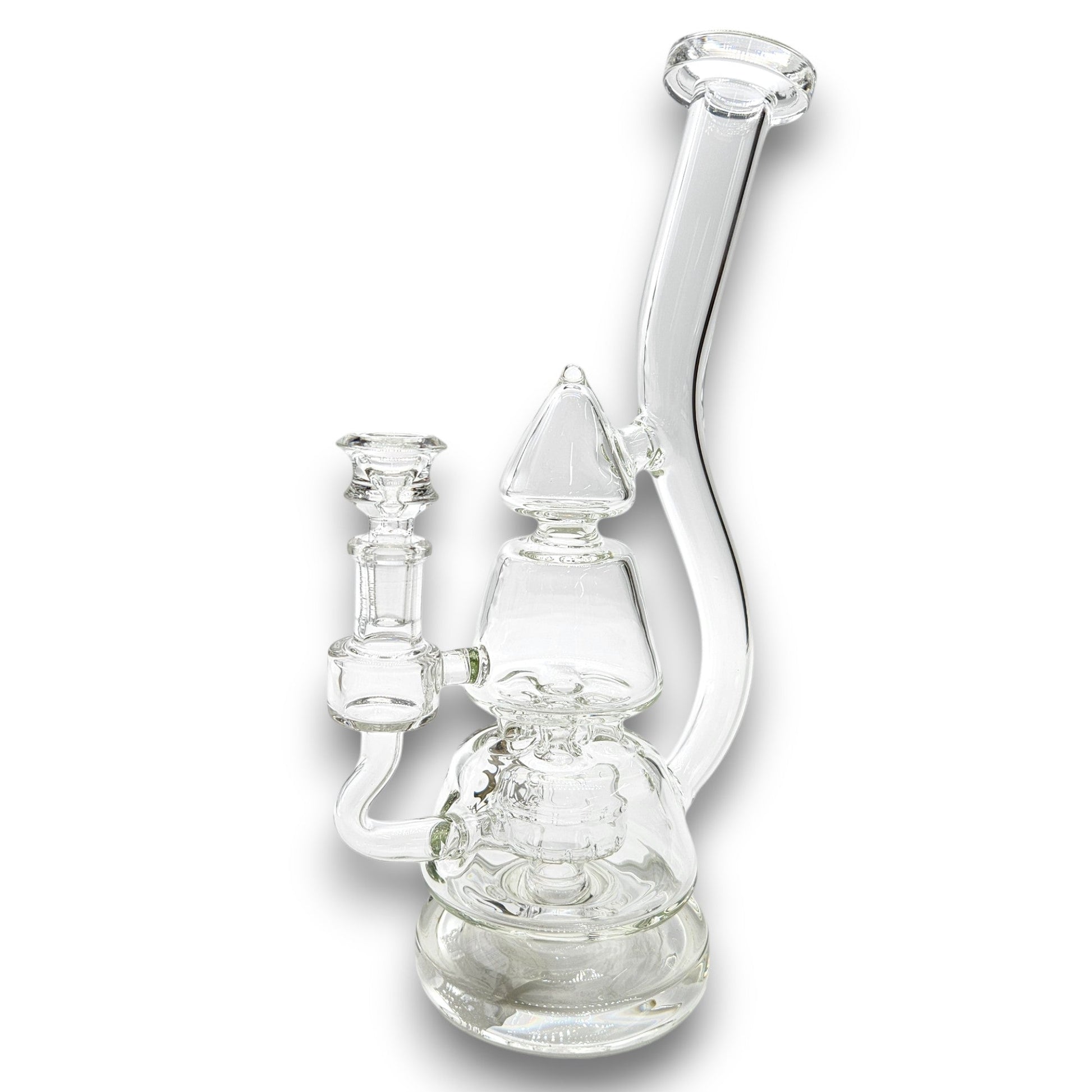 11" Lookah Stacked Triangle Recycler Disc Percolator Bong