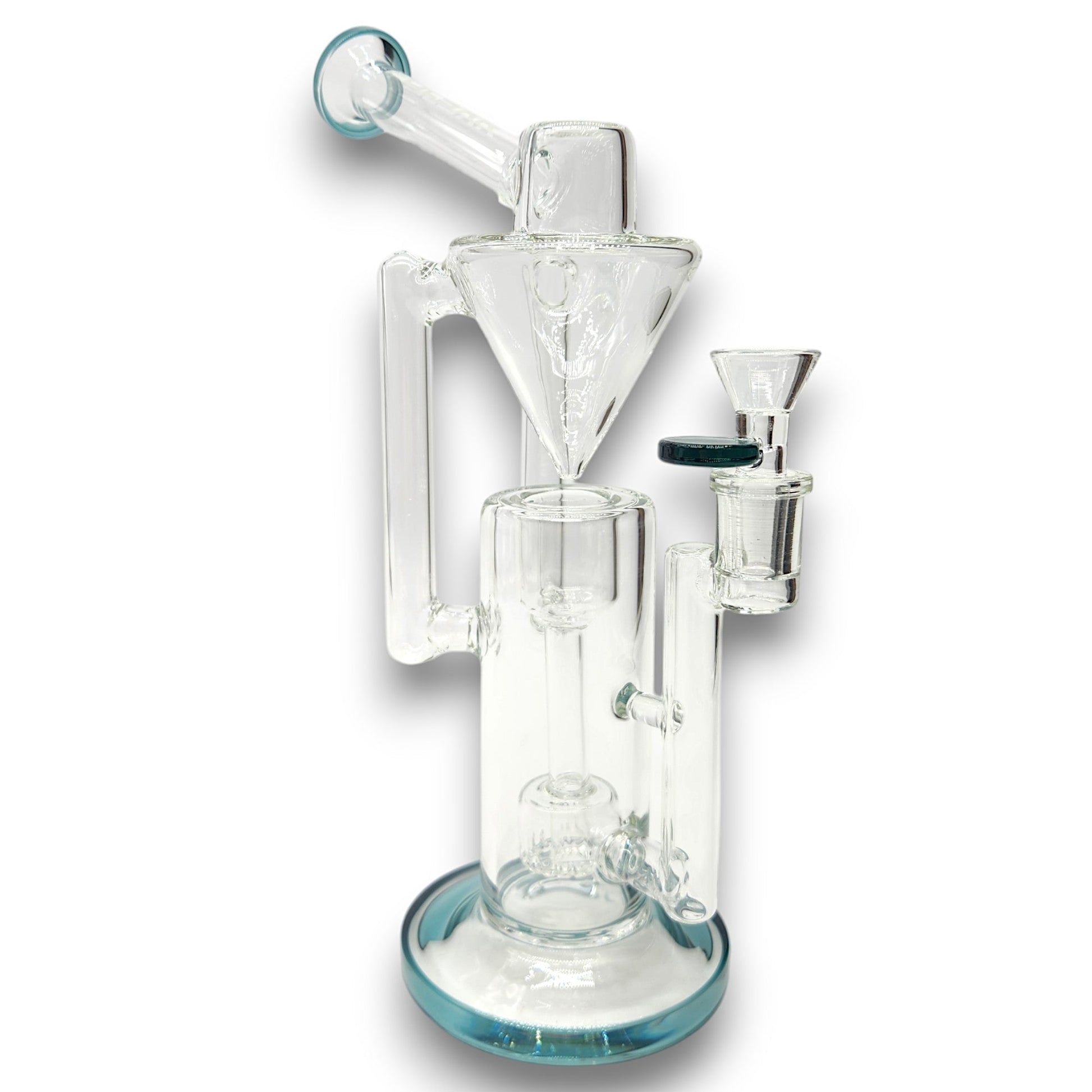 11" Pulsar Thinker Barrel Perc Recycler Bong