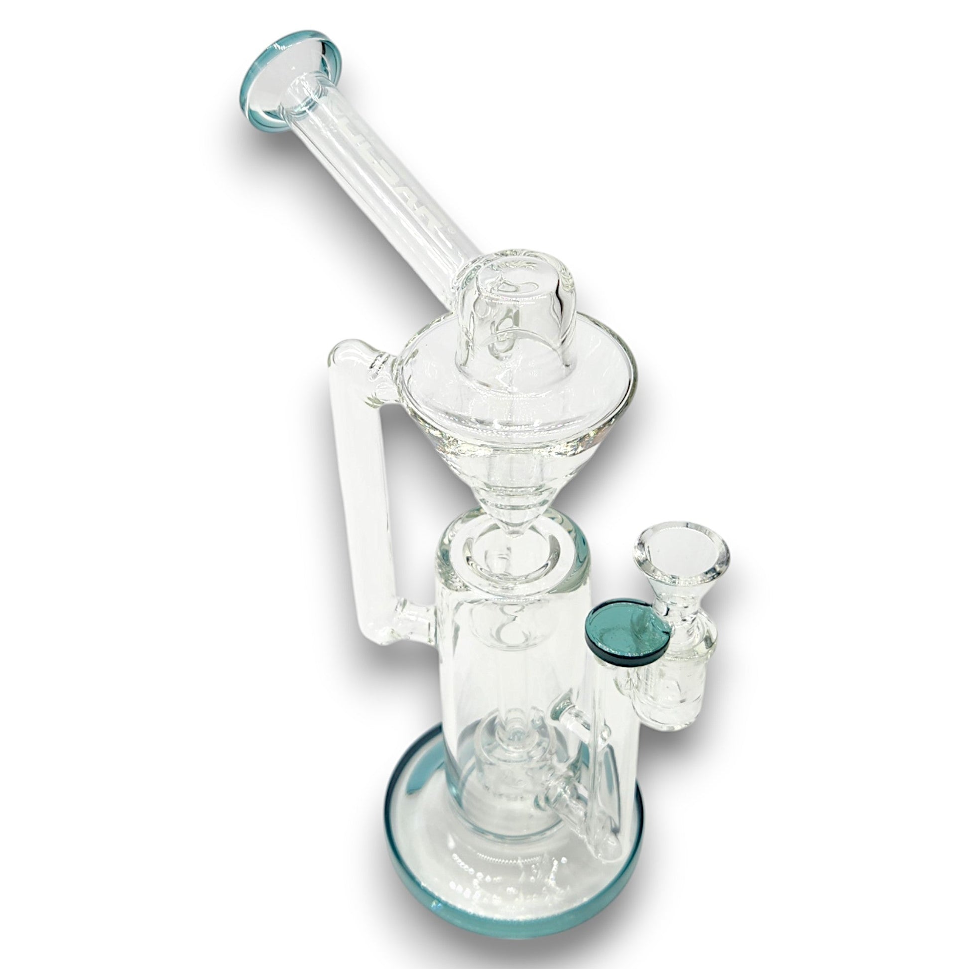 11" Pulsar Thinker Barrel Perc Recycler Bong