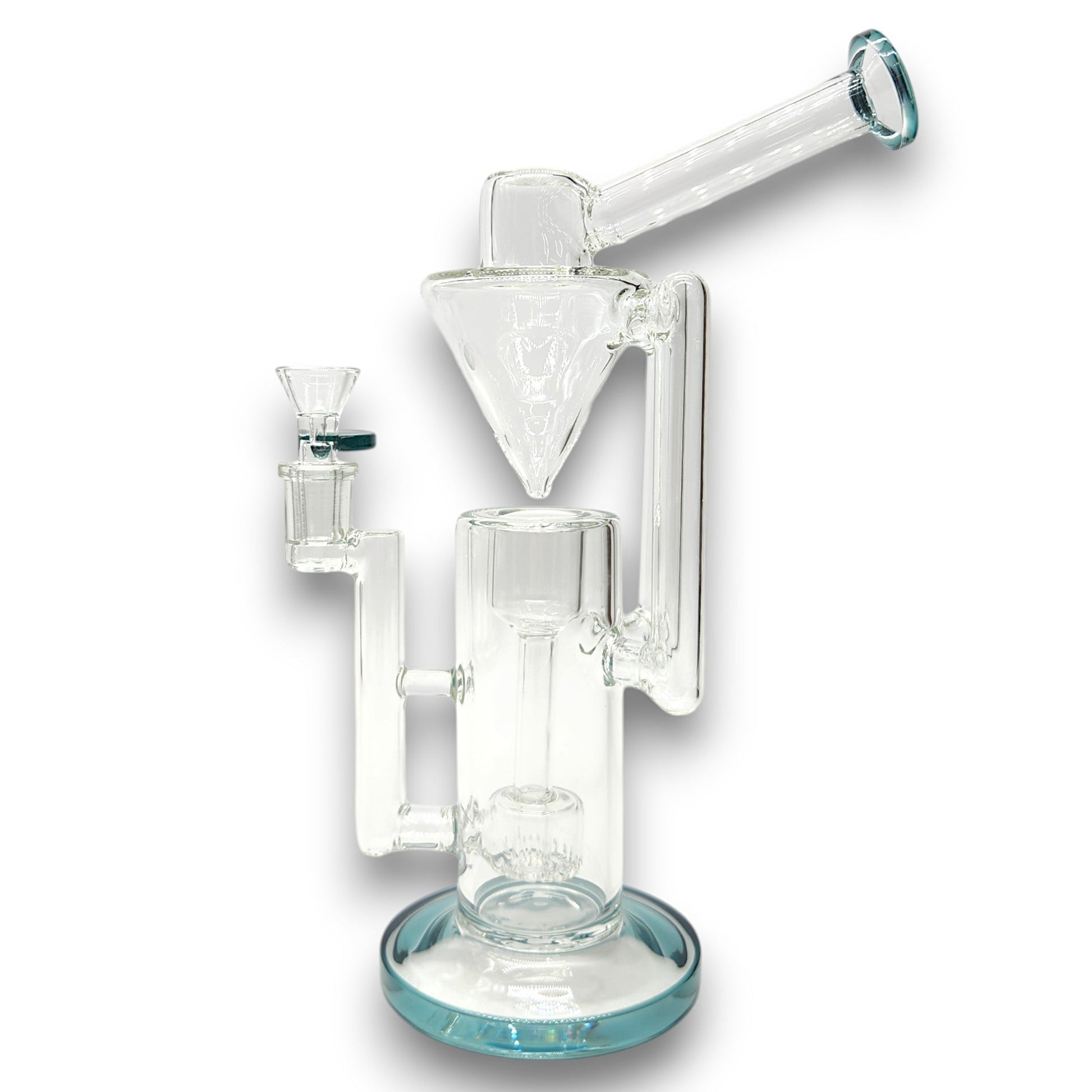 11" Pulsar Thinker Barrel Perc Recycler Bong