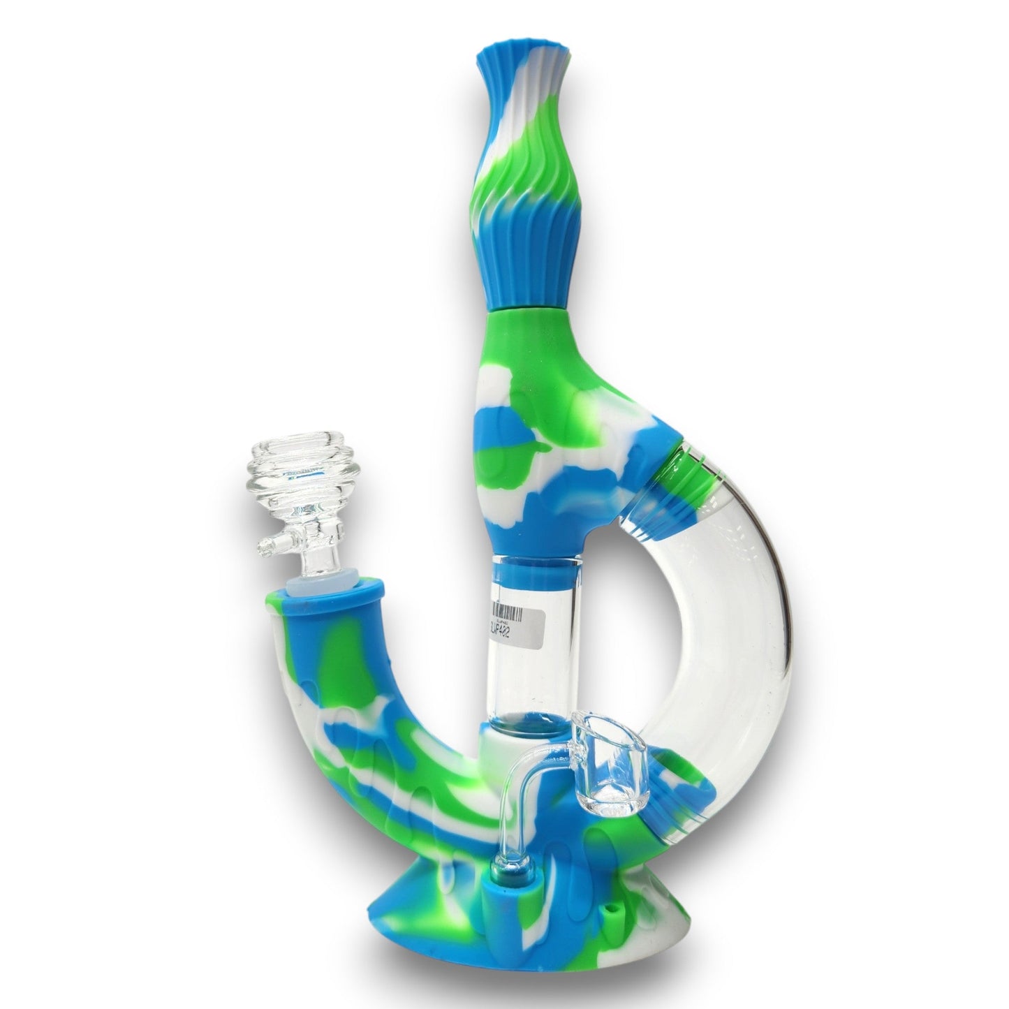 11" Silicone 3 in 1 Bong Dab Rig and Nectar Collector