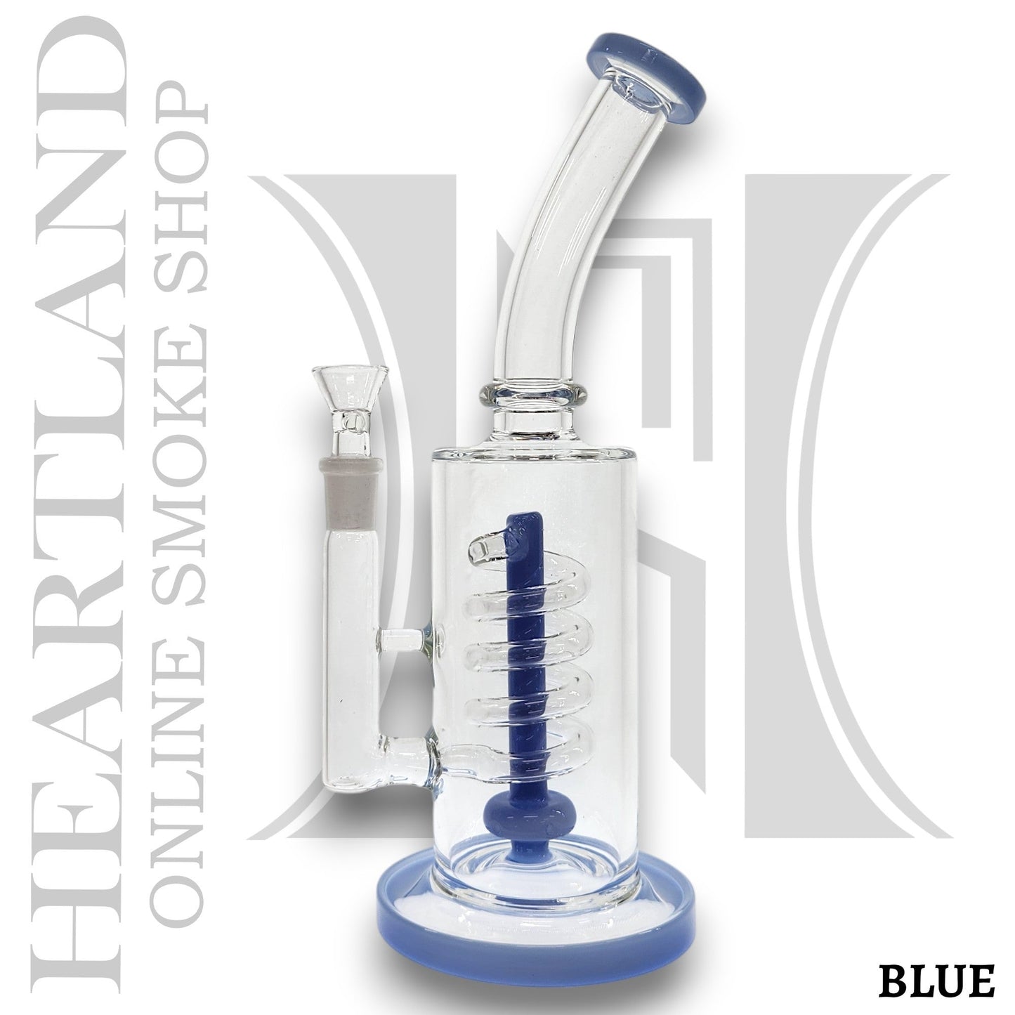 11" Special 20 Coil Circ Perc Barrel Beaker Bong