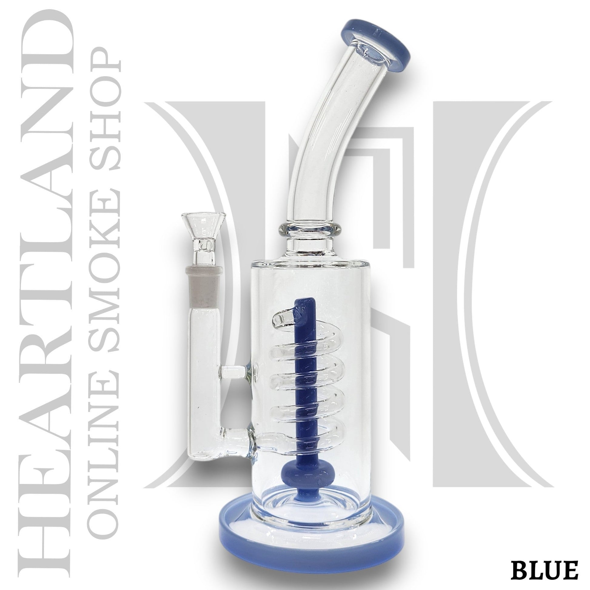11" Special 20 Coil Circ Perc Barrel Beaker Bong