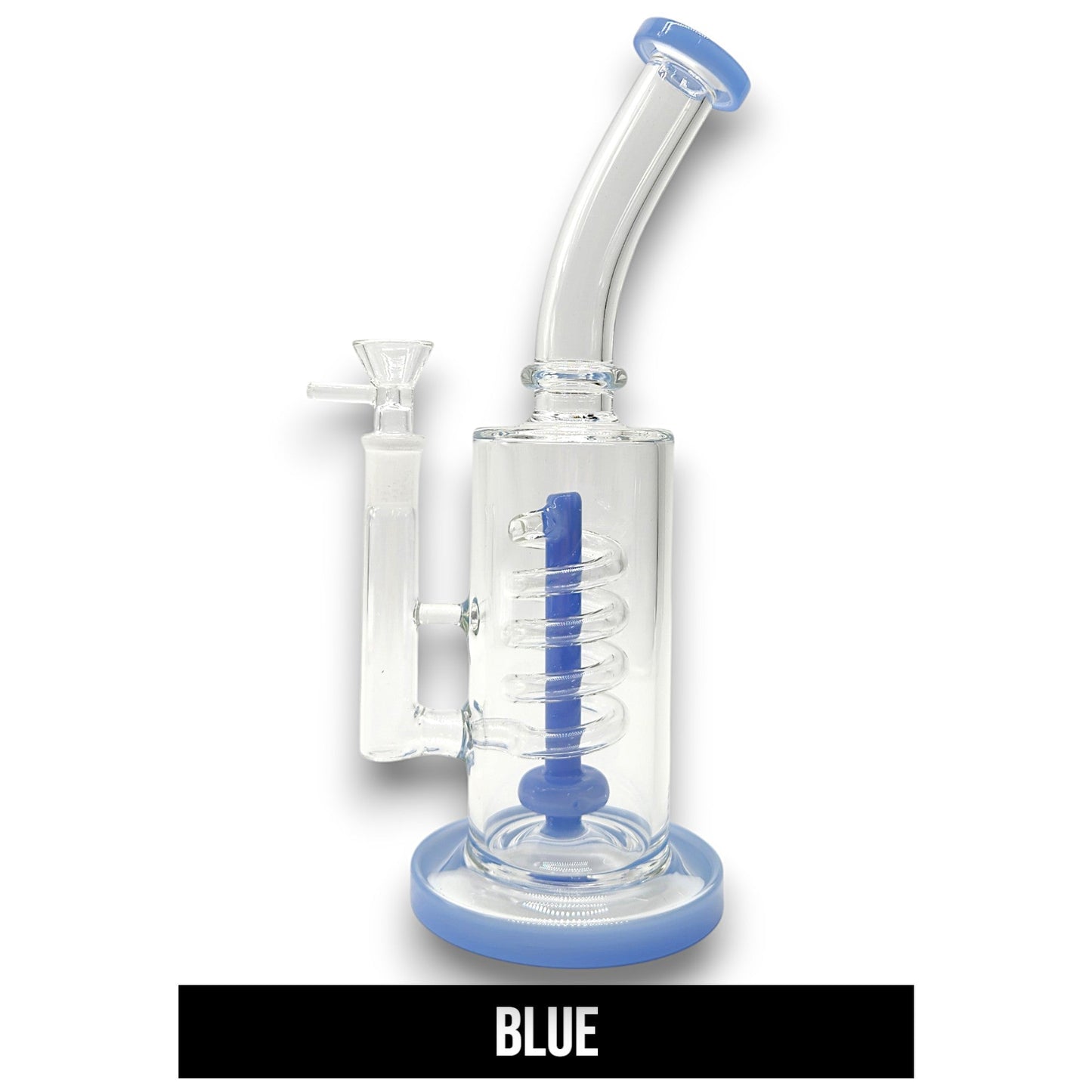 11" Special 20 Coil Circ Perc Barrel Beaker Bong