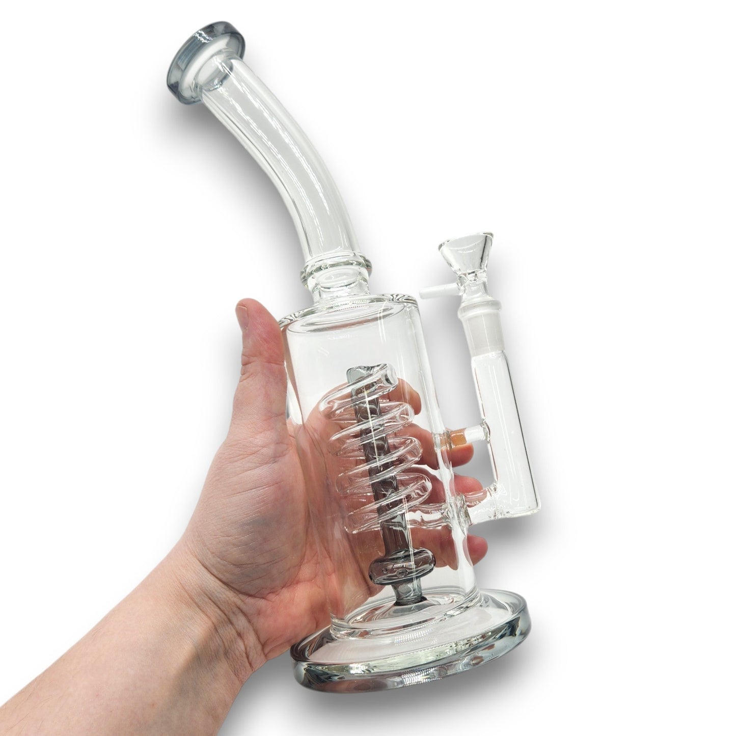 11" Special 20 Coil Circ Perc Barrel Beaker Bong