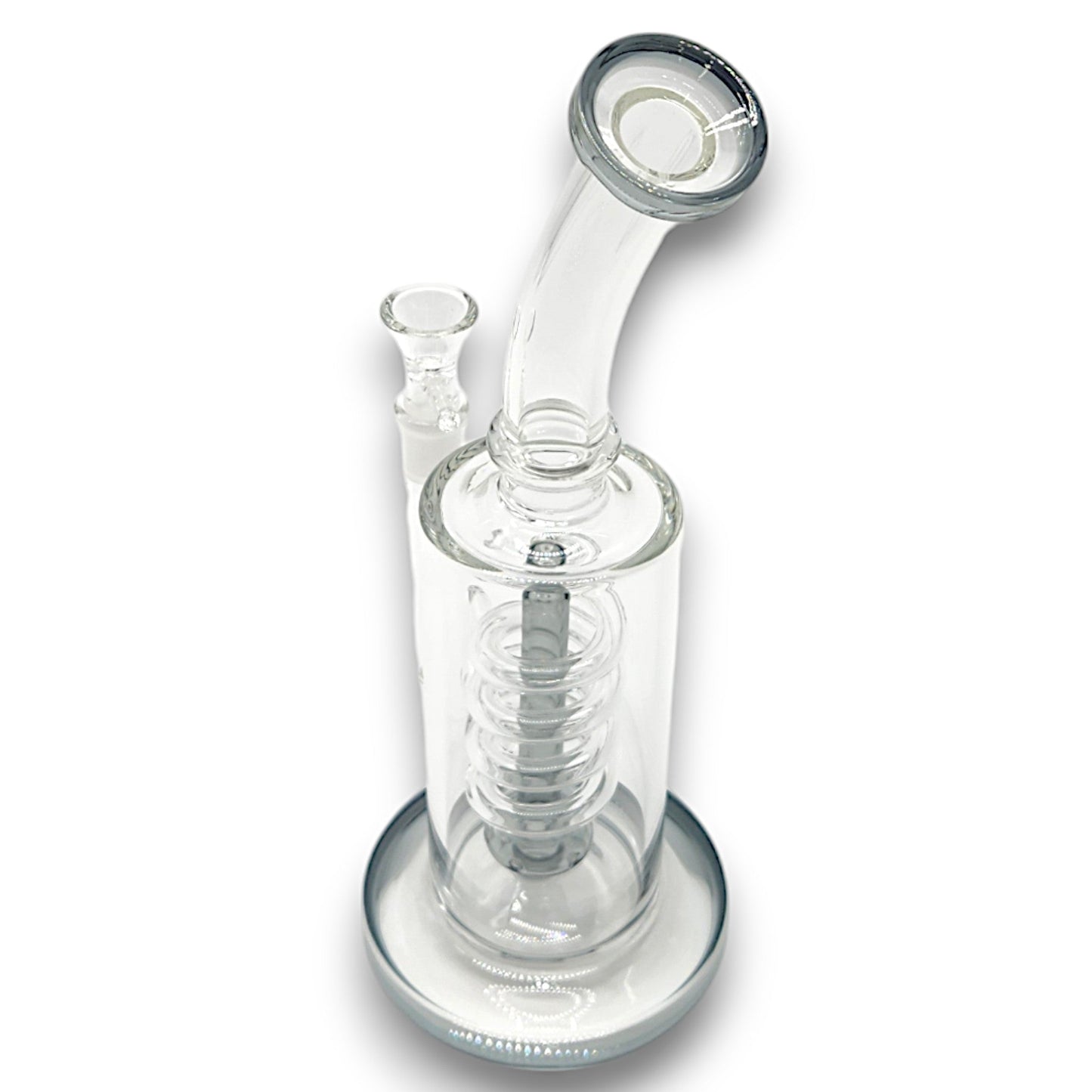 11" Special 20 Coil Circ Perc Barrel Beaker Bong
