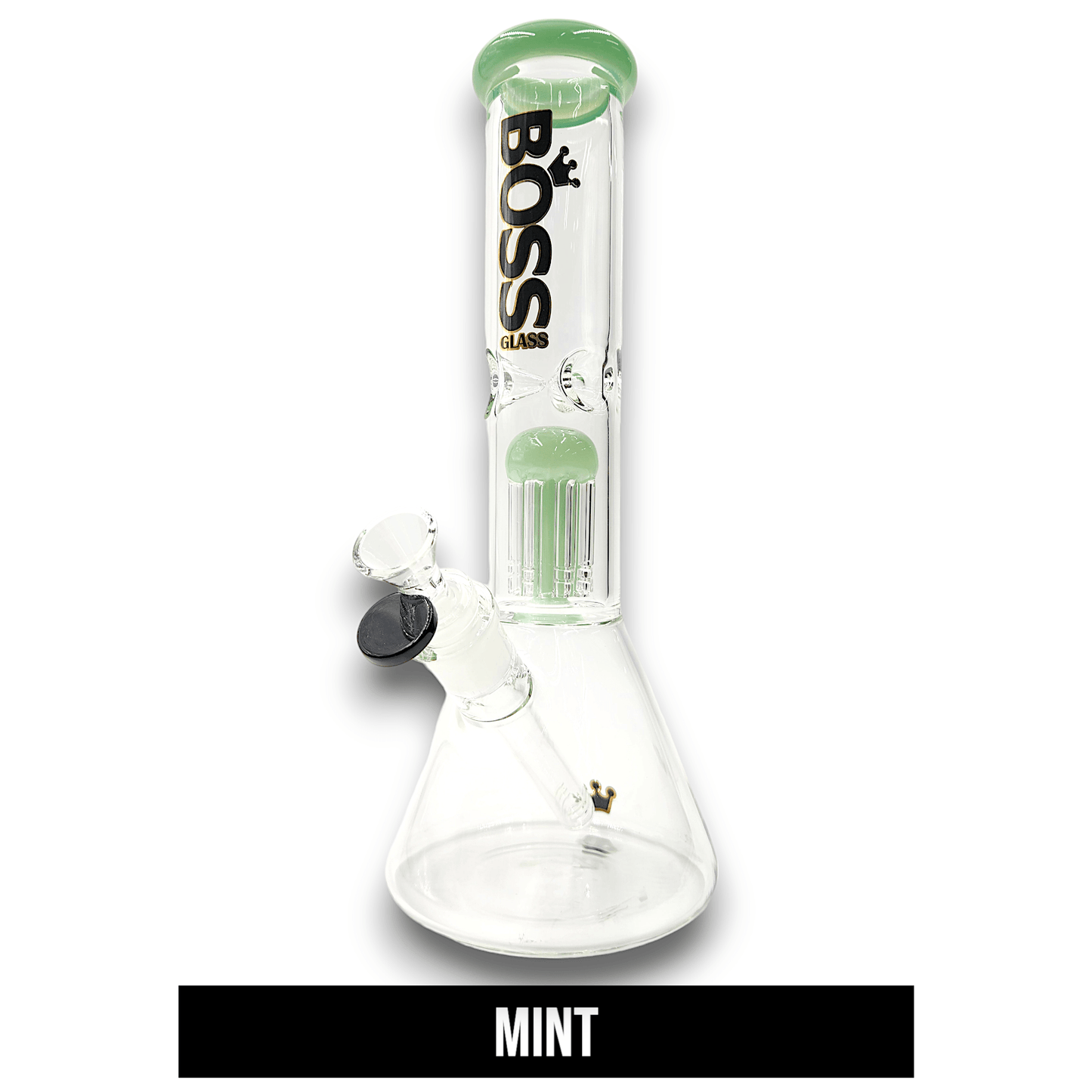 12" Boss Glass Tree Perc Beaker Bong