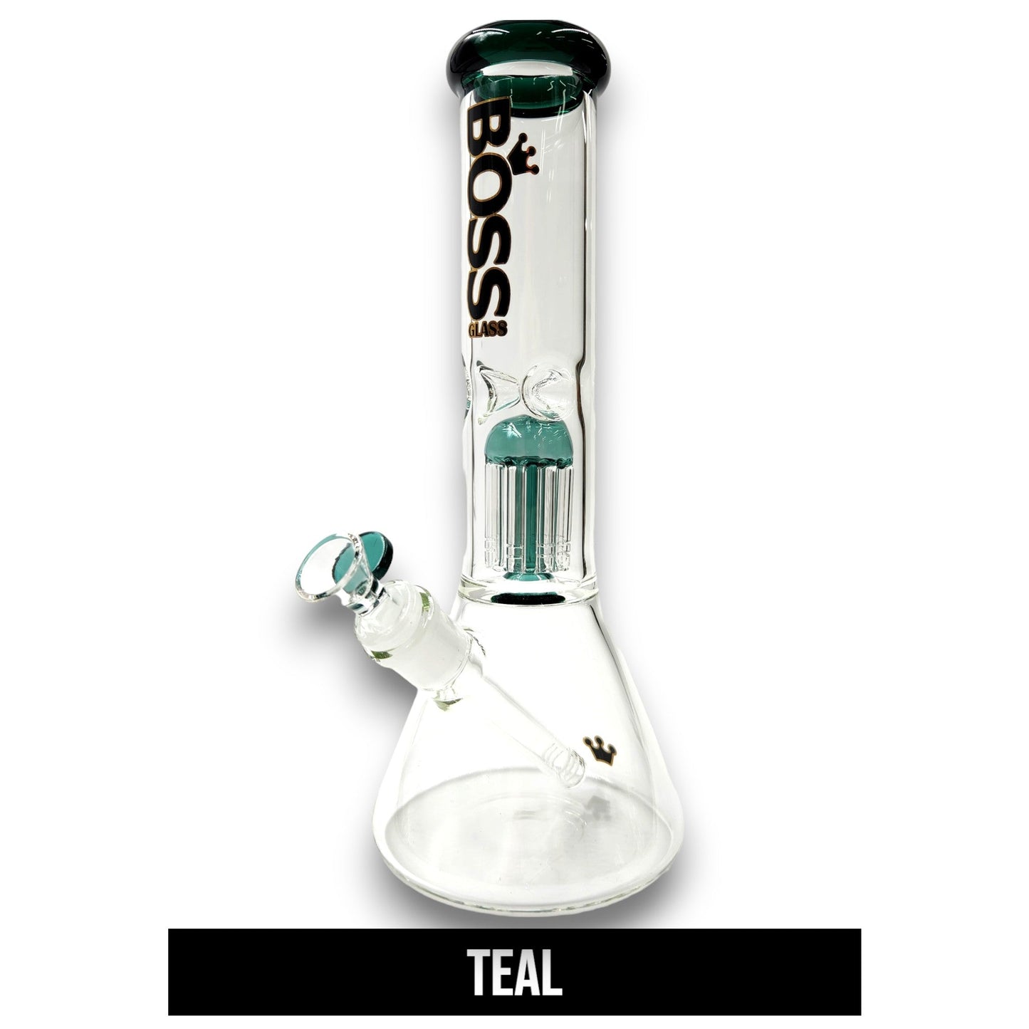 12" Boss Glass Tree Perc Beaker Bong