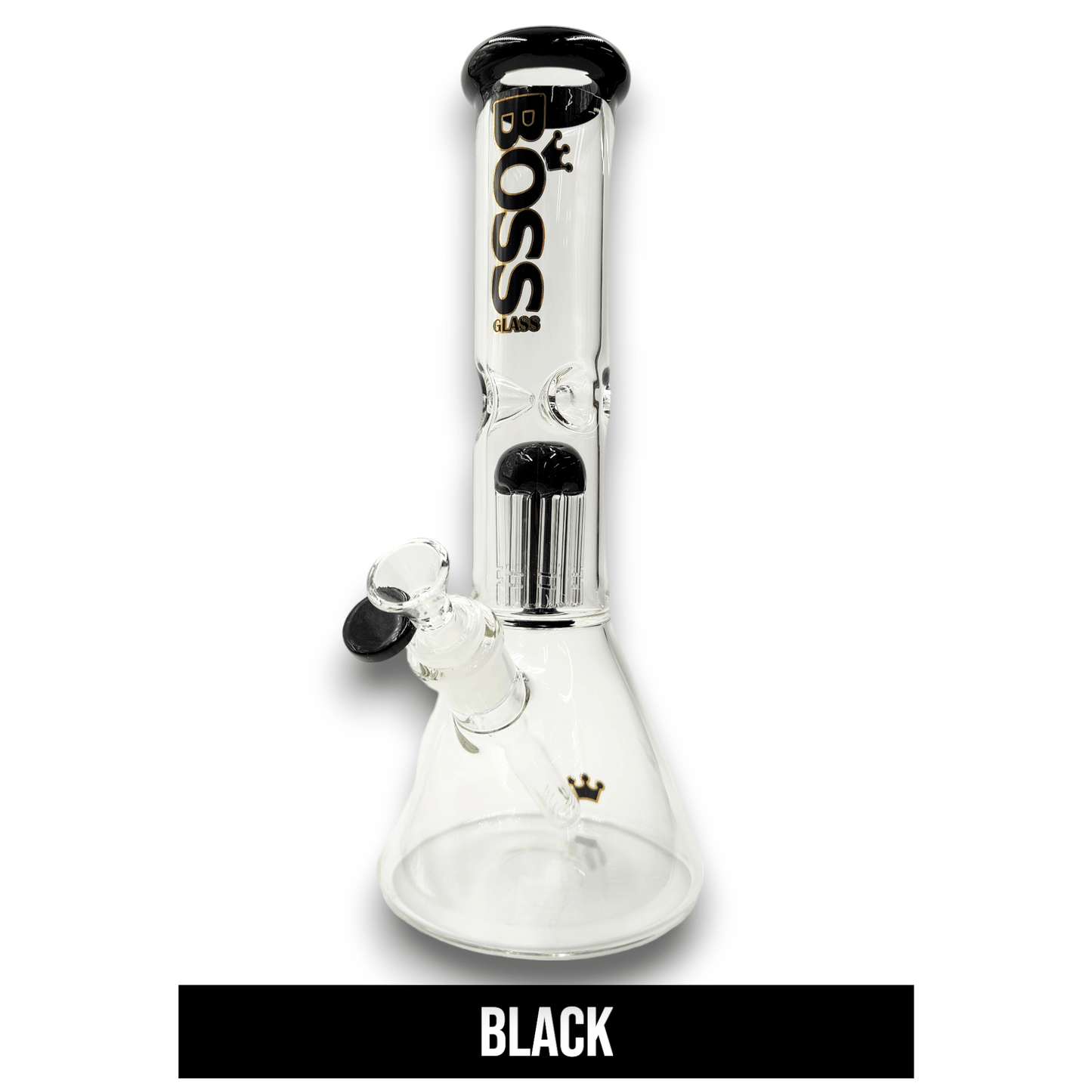 12" Boss Glass Tree Perc Beaker Bong