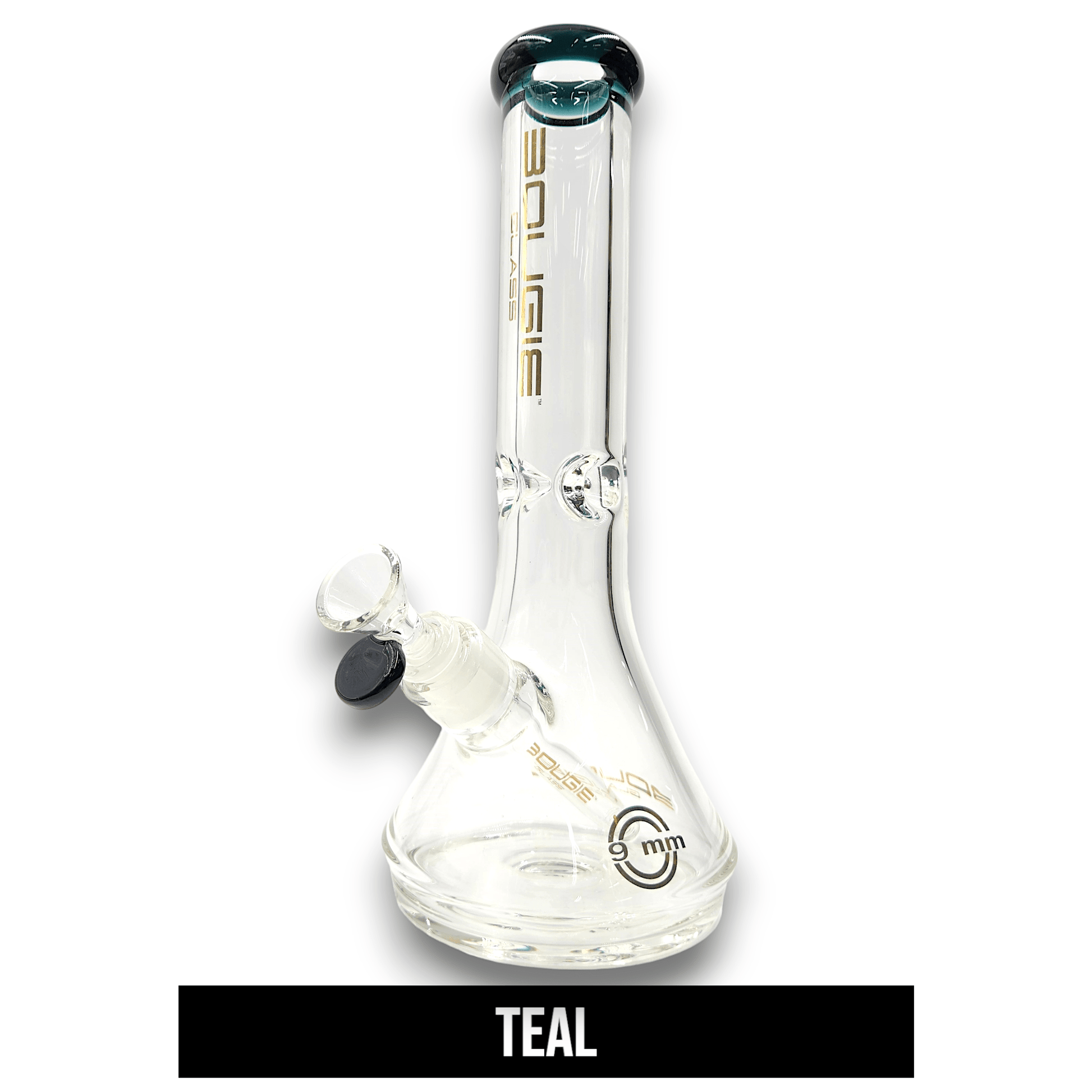 12" Bougie Glass Bell Shape Heavy Duty Beaker Bong