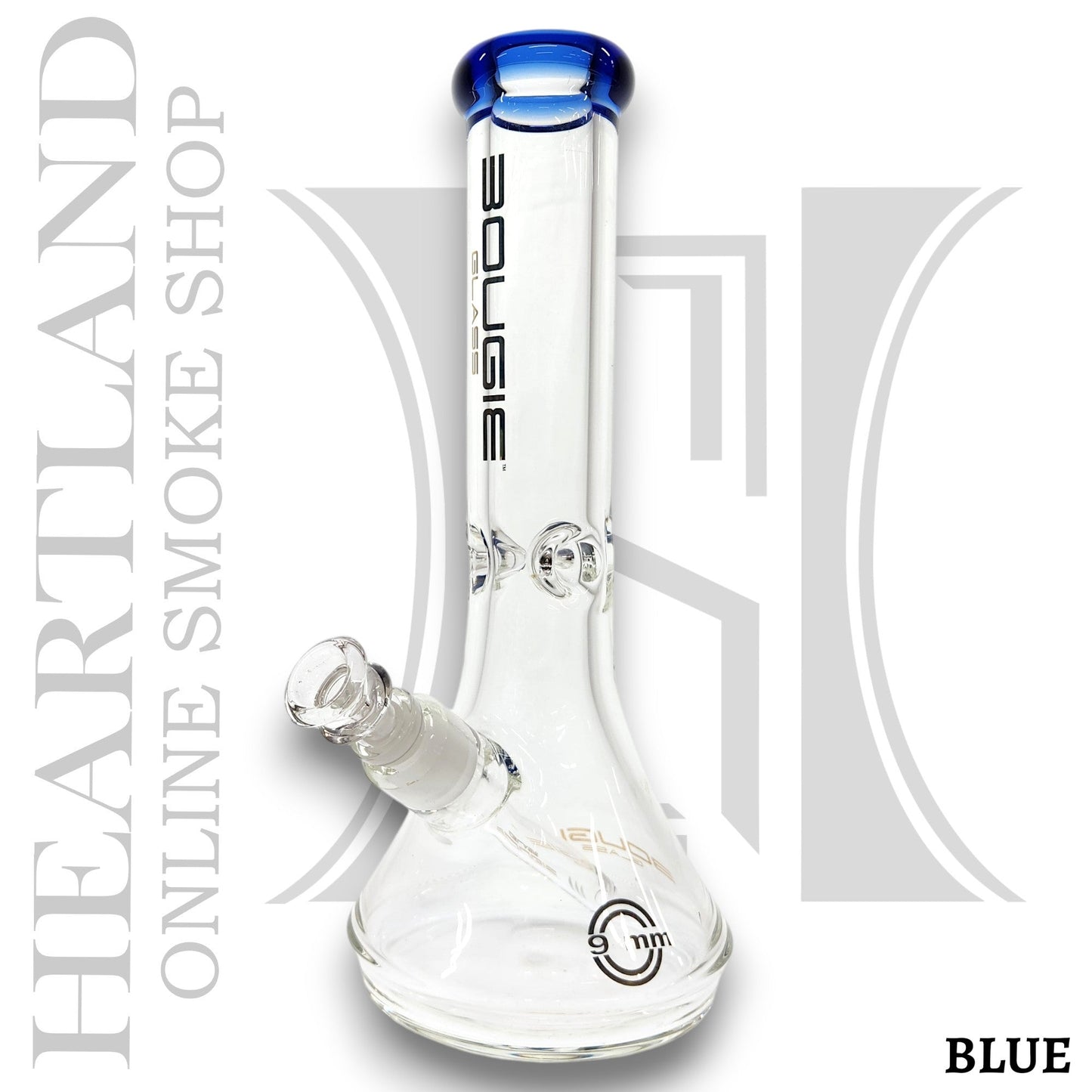 12" Bougie Glass Bell Shape Heavy Duty Beaker Bong