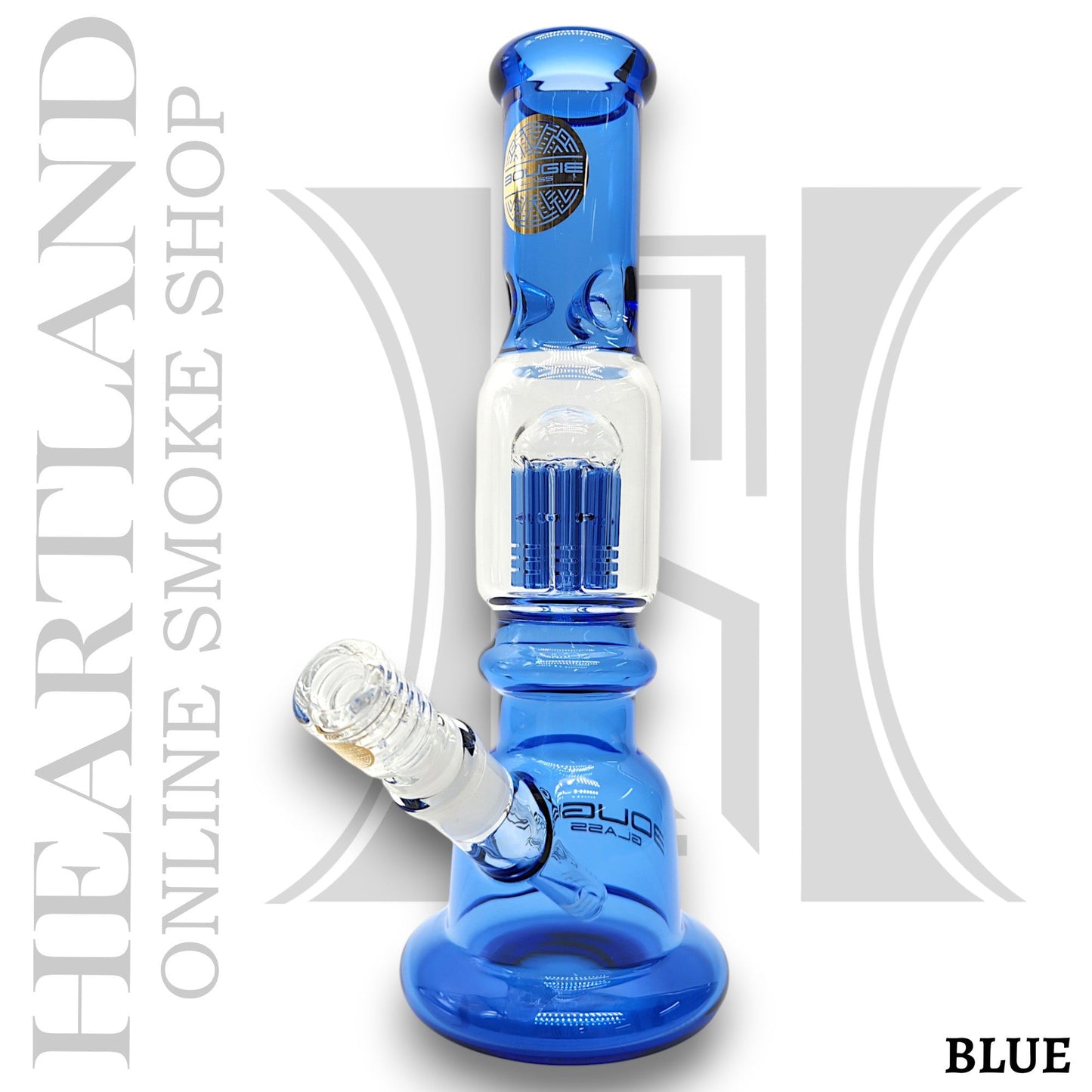 12" Bougie Glass Tree Perc La Bong